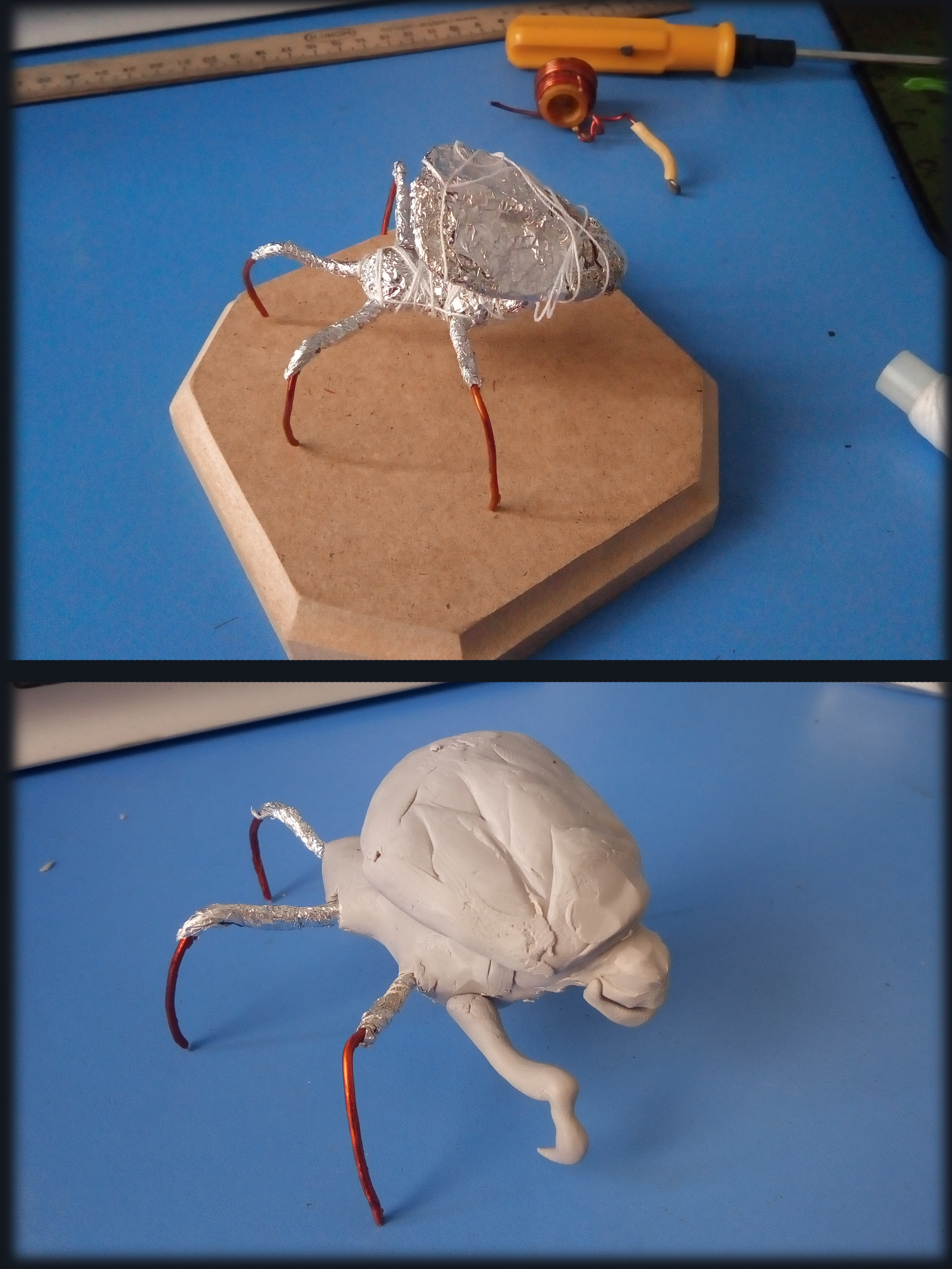 Making a StarCraft 2 Lurker figurine - My, Needlework with process, Blizzard, Longpost, Hobby, Art, Starcraft 2, Zerg, Starcraft