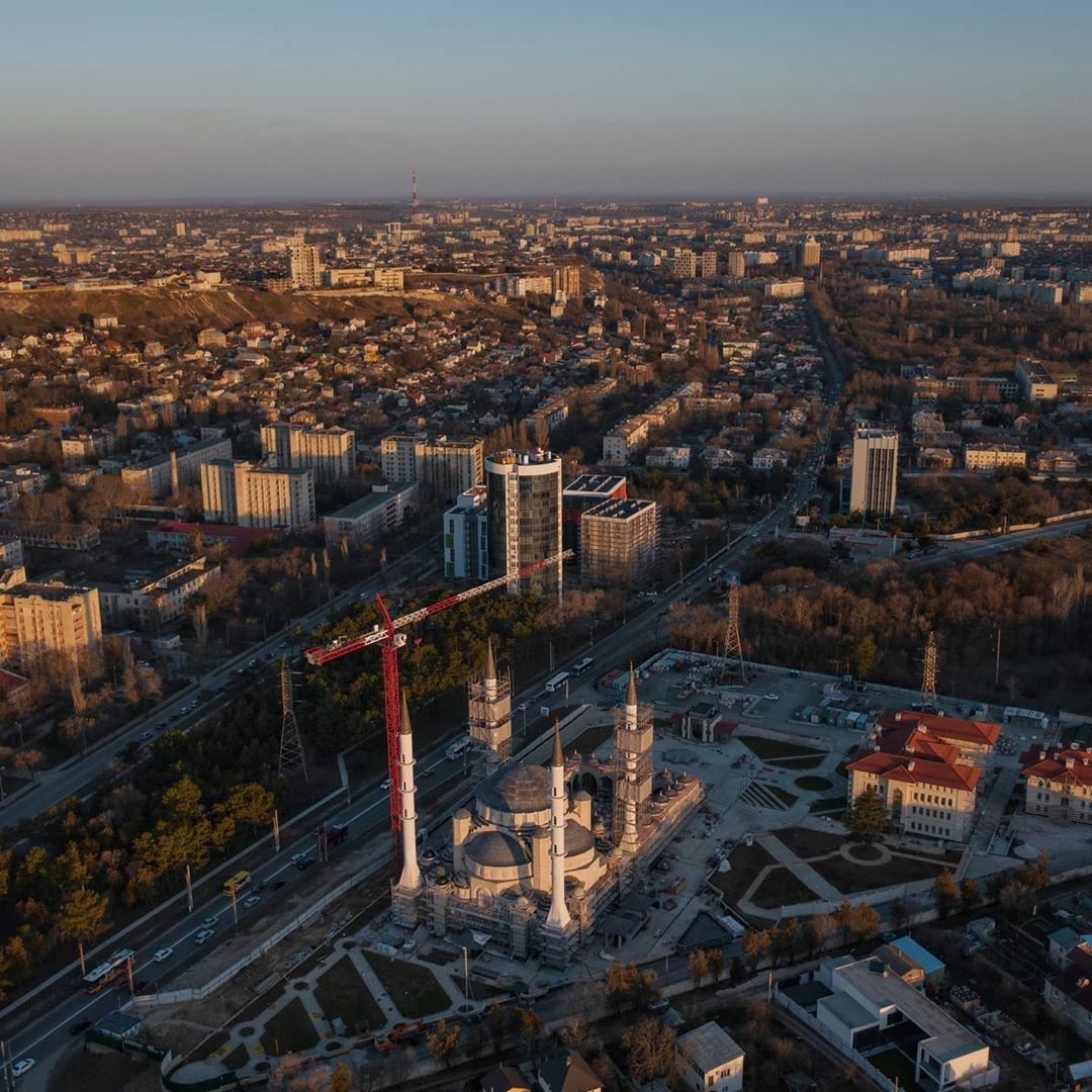 Cathedral mosque under construction in Simferopol - My, Mosque, Beautiful view