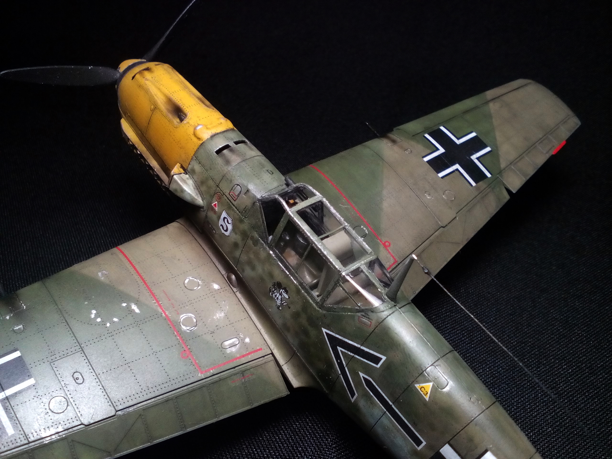 The same Messer. Messerschmitt Bf.109 E-4 Emil by Adolf Galland - My, Stand modeling, Prefabricated model, Story, The Second World War, Battle of Britain, Messerschmitt, Bf109, Longpost