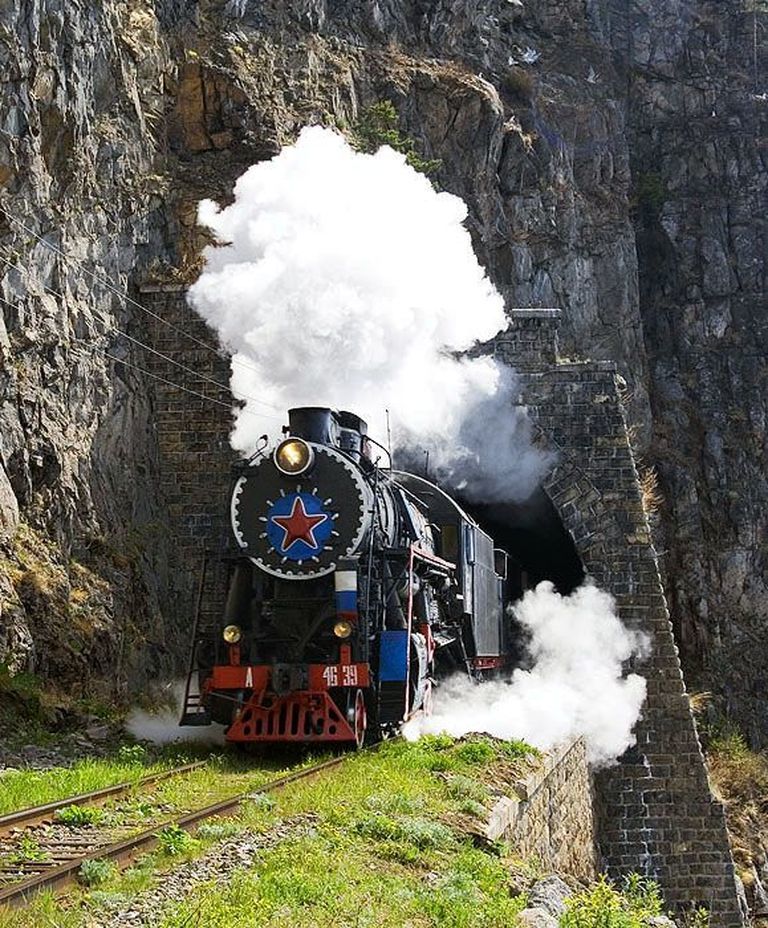 Circum-Baikal Railway - CBWC, Baikal, Retro trains, Railway, Locomotive, Longpost