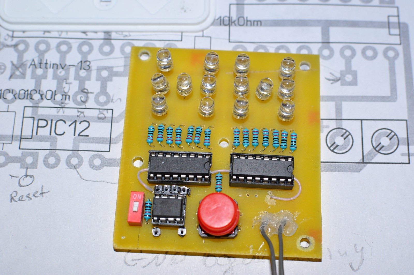 Cube generator - My, With your own hands, Attiny13, Soldering, Video, Longpost