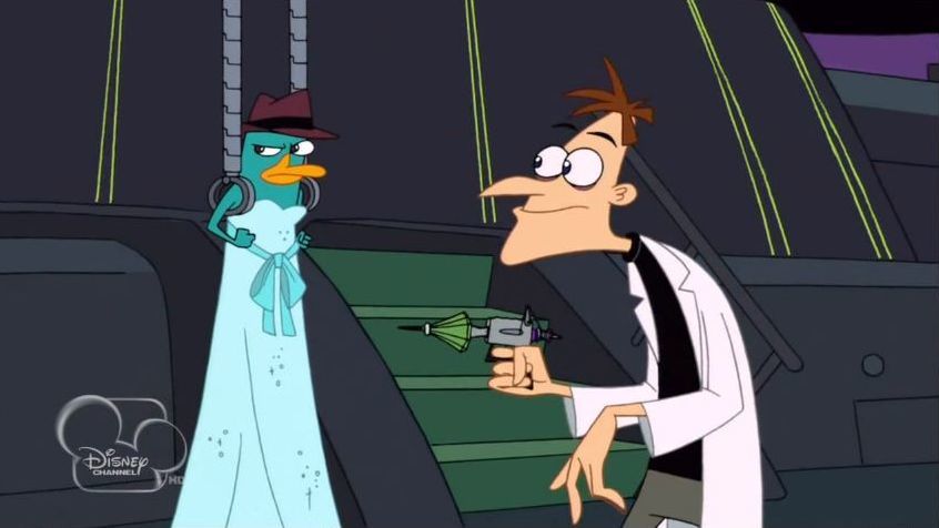 I didn’t see the point in these moments before... However, no comments - Cartoons, Shipping, Perry platypus, Doofenshmirtz, GIF