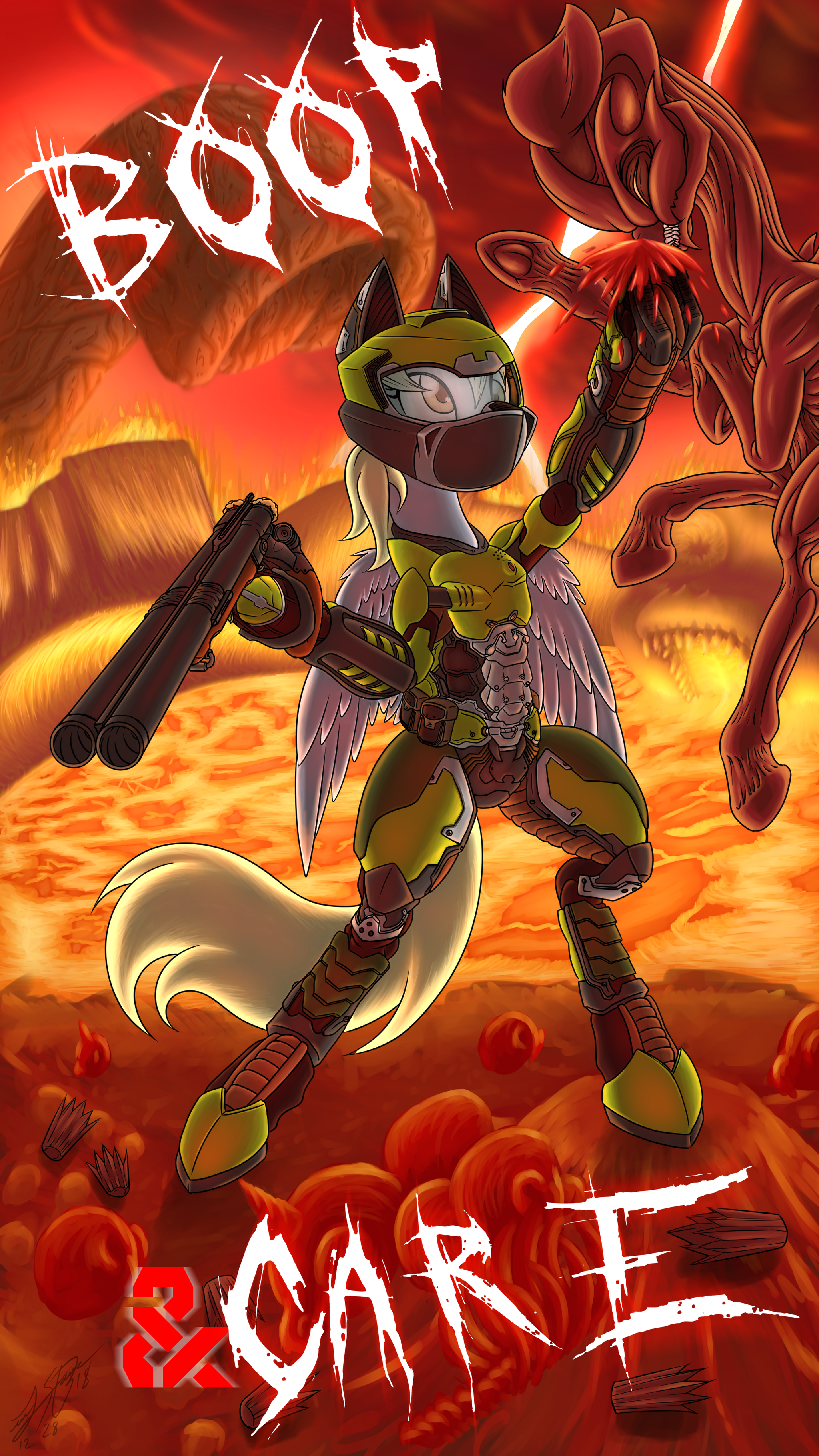 The new DOOM looks great - My little pony, Doom, Ponification, Derpy hooves