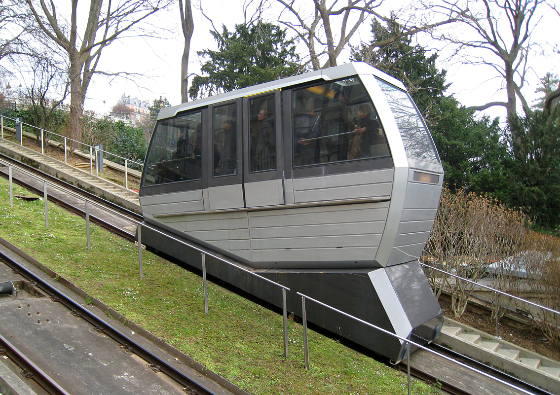 Funicular of Montmartre - Funicular, Elevator, Paris, Longpost, France, Montmartre, Video