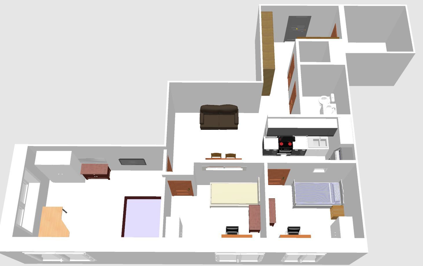 Continuation of the post “Apartment layout. Please help with advice!” - My, Interior Design, Design, Building, Architecture, Layout, Redevelopment, Apartment, Help, Reply to post, Longpost