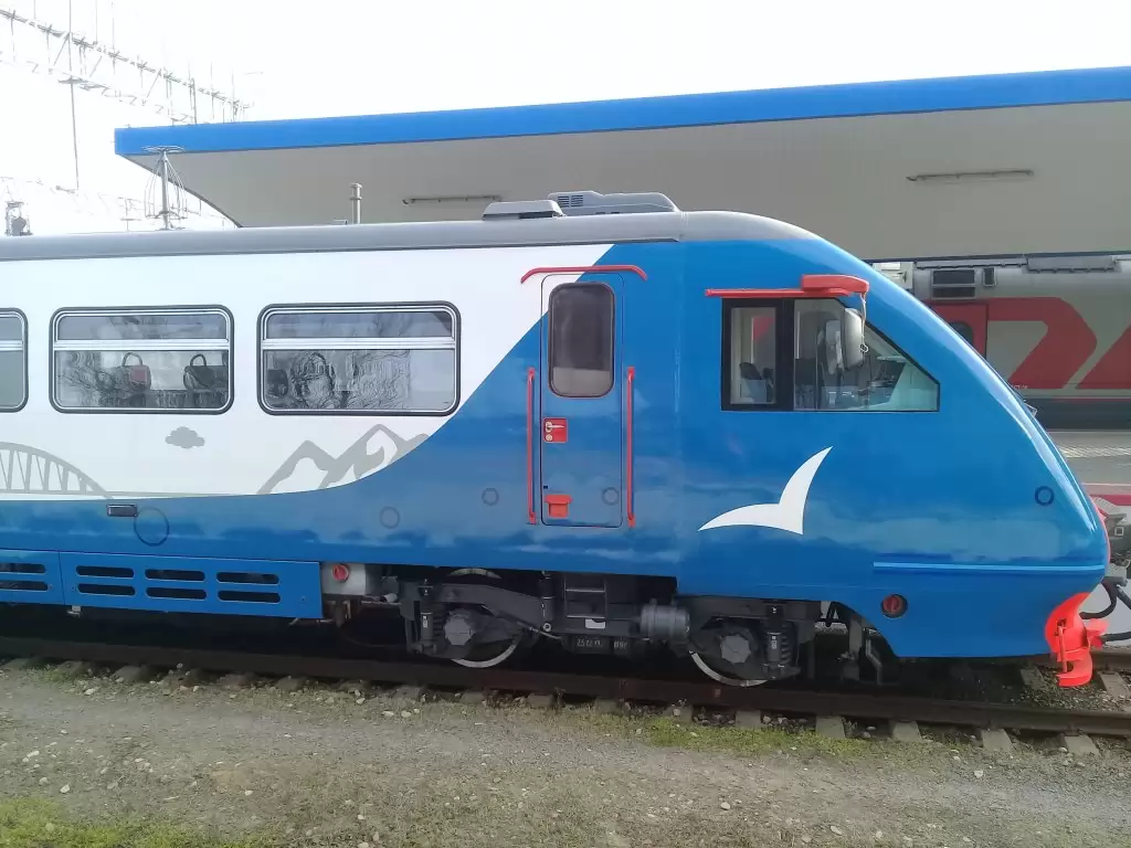 Rail bus in Crimea - Railway, Rail bus, Longpost, Crimea, Video