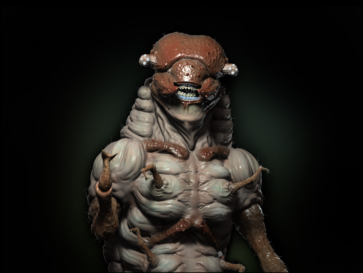 Creature pack №1 - My, Zbrush, Creatures, Longpost