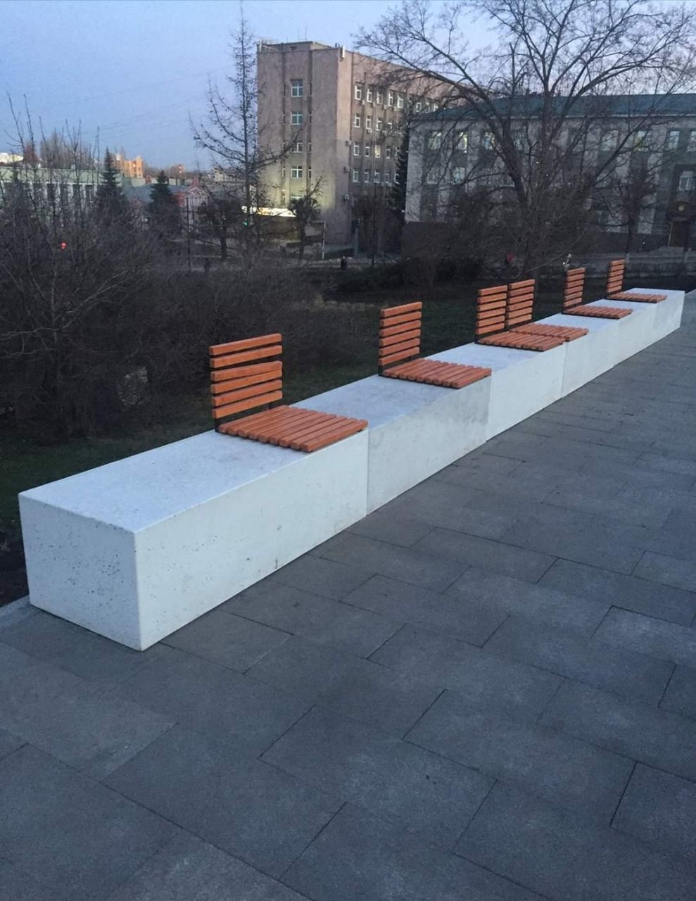 Anti-coronavirus bench in Lipetsk - My, Coronavirus, Lipetsk, Benches