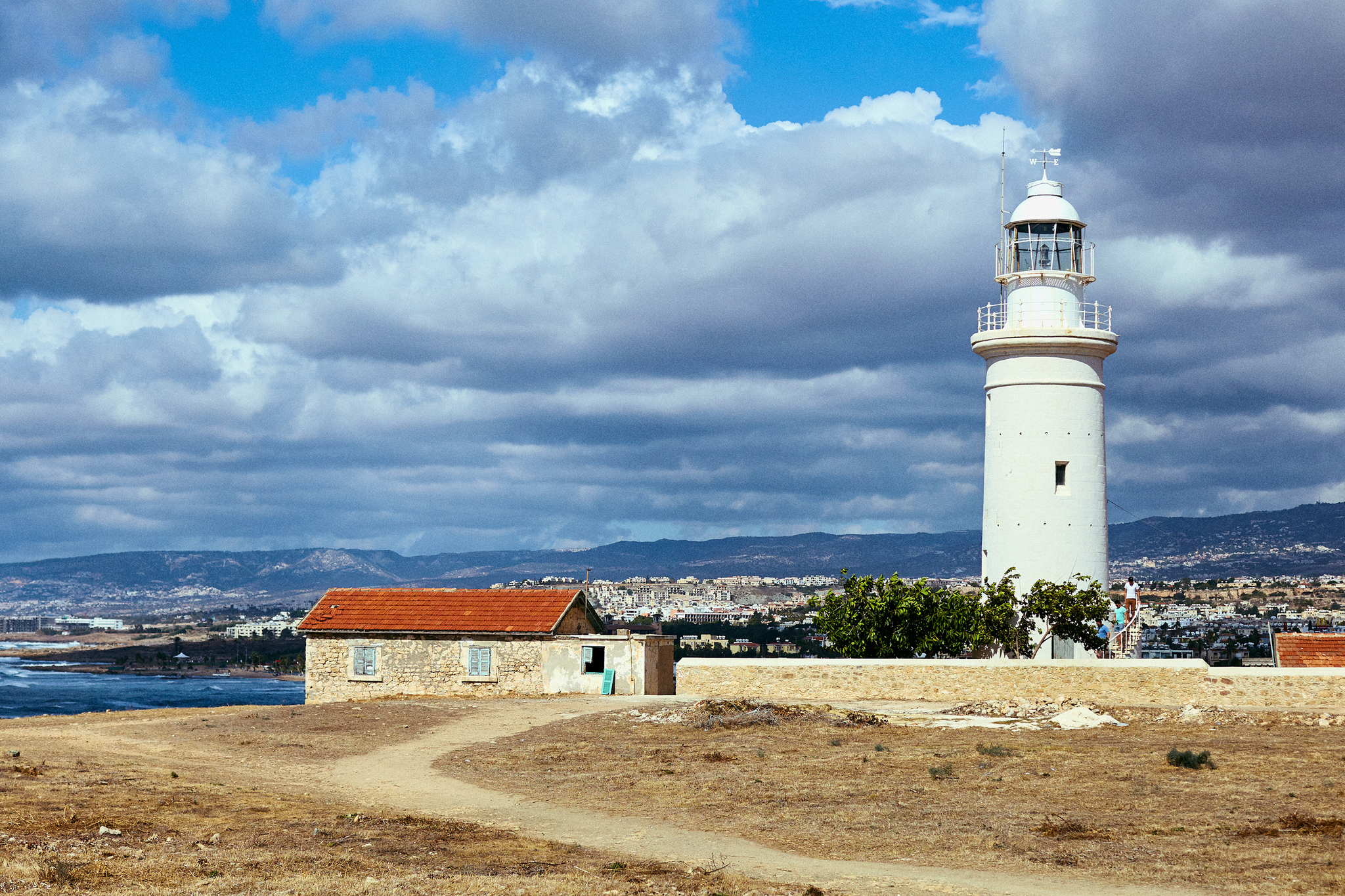 Lighthouse - My, The photo, Travels, Cyprus, Landscape, Lighthouse, Nature