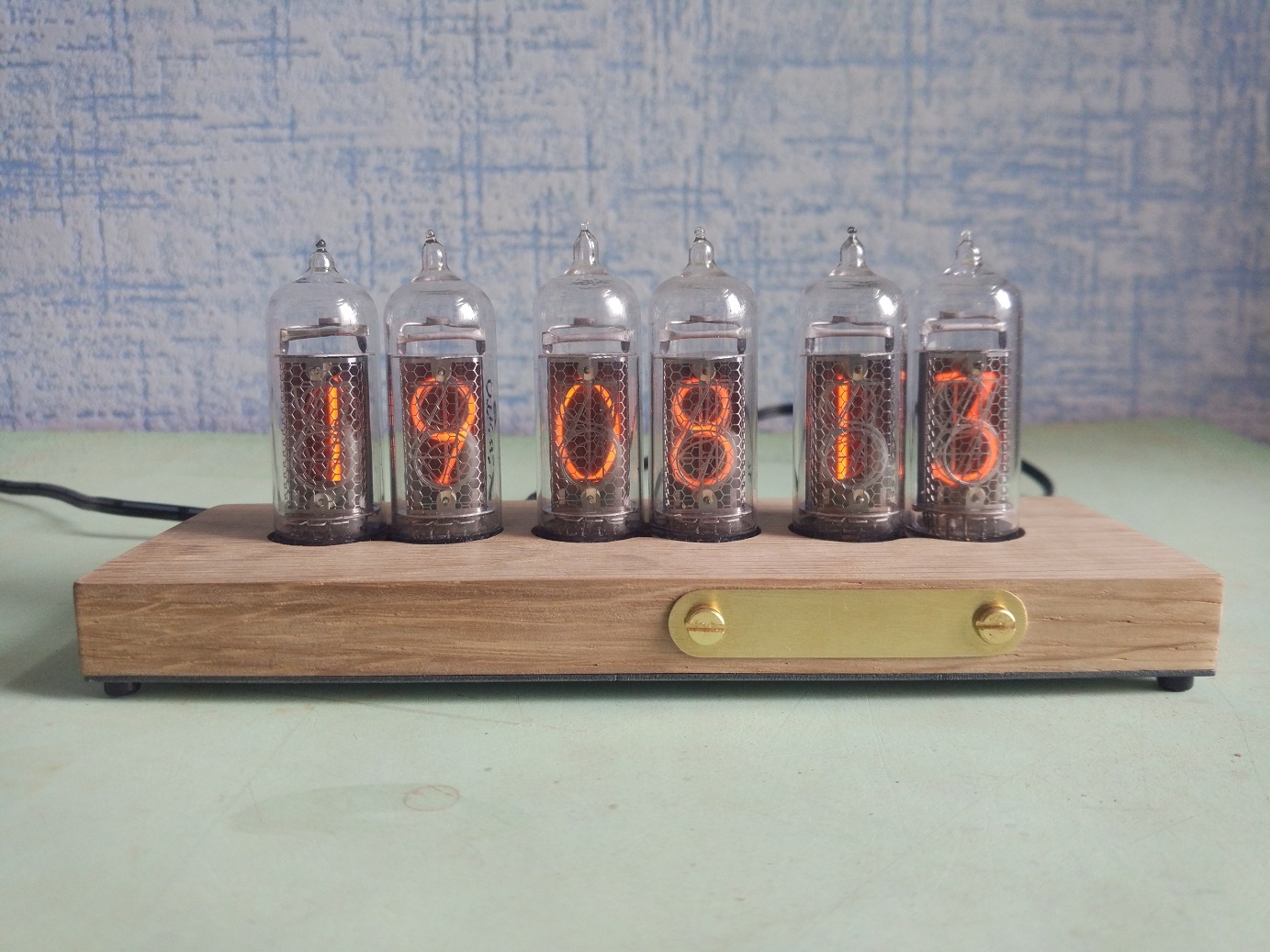 Warm tube clock - My, Clock, With your own hands, Nixie clock, Лампа, Decor, Interior, Longpost, Needlework with process