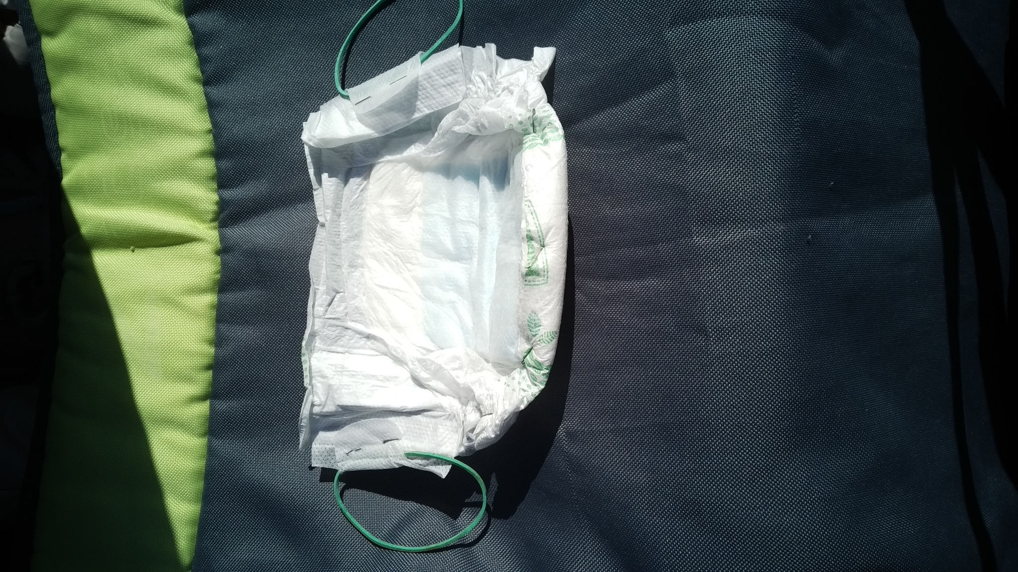 DIY mask - My, Coronavirus, Diaper, Mask, With your own hands, Longpost