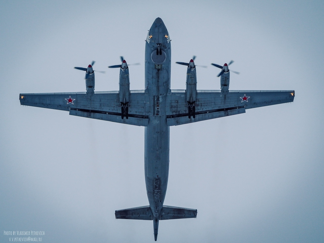 Landing of the Il-38 MA of the Russian Navy at the Severomorsk airfield - Airplane, Aviation, Navy, Northern Fleet, Severomorsk, The photo, IL-38, Longpost