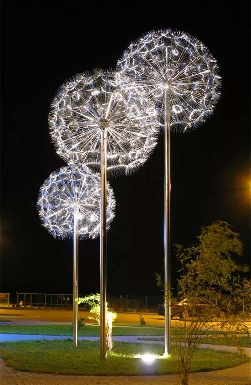 Dandelion lanterns - Lamp, Dandelion, Night