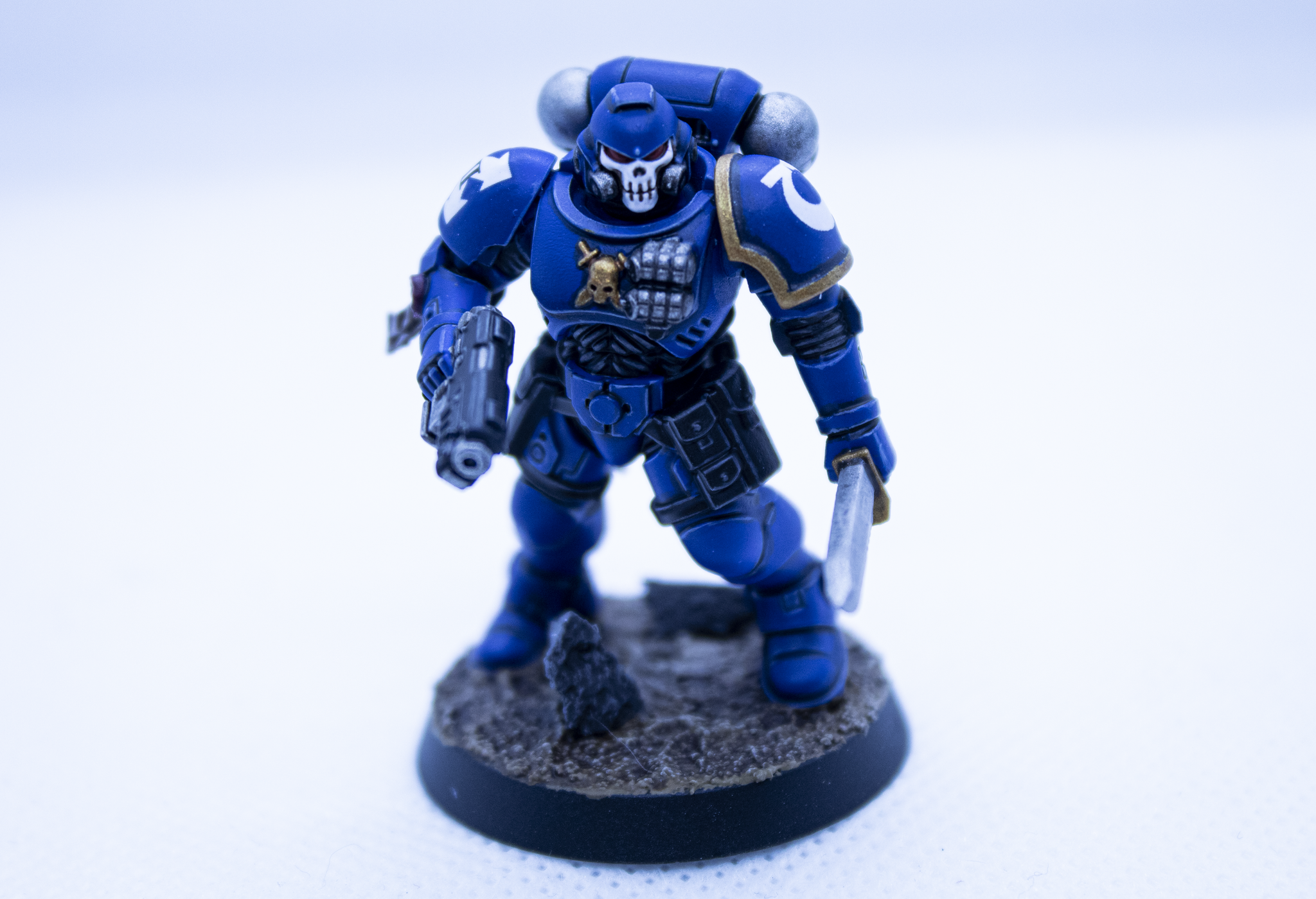 Reivers Primaris Ultramarines - My, Warhammer 40k, Ultramarines, Painting miniatures, Miniature, Board games, Acrylic, Space Marine, Hobby, Longpost