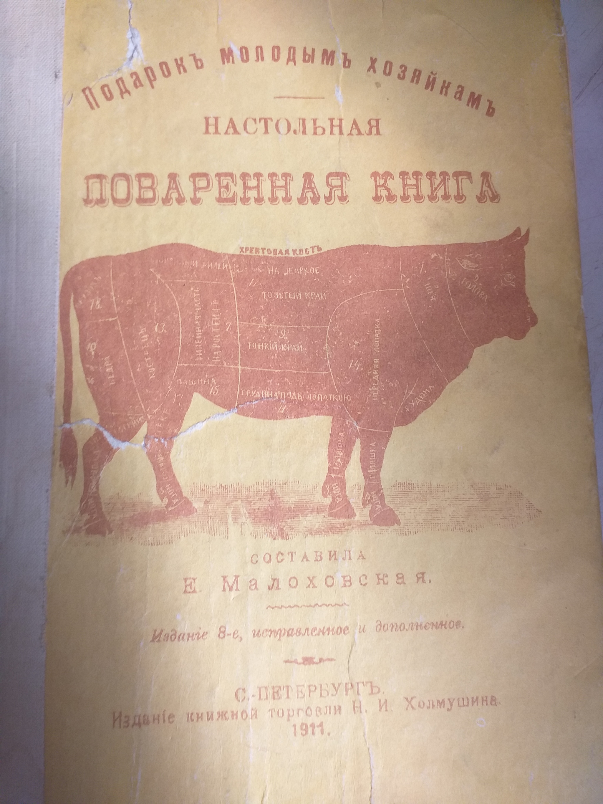 Старая поваренная книга - Моё, Кулинарная книга, Рецепт, Старинные книги, Антиквариат, Длиннопост