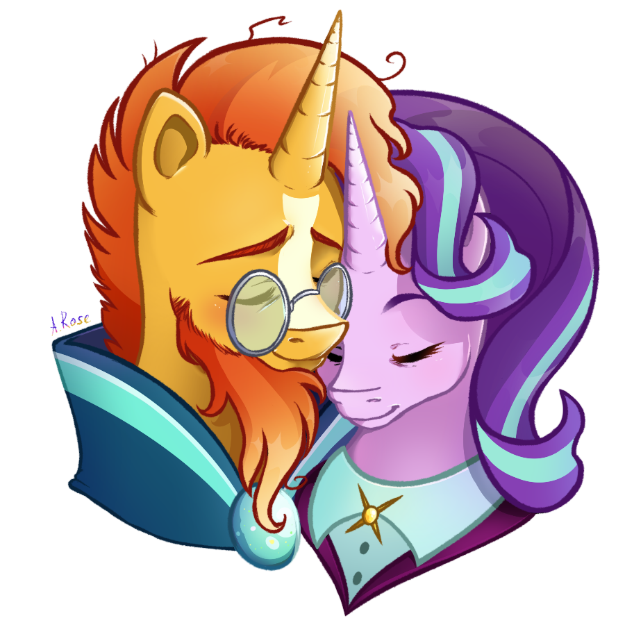 Старлайт и Санберст - My Little Pony, PonyArt, Starlight Glimmer, Sunburst, Шиппинг, MLP Season 9