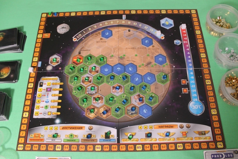 Conquest of Mars - My, Colonization of Mars, Board games, Overview, Project, Cards, Megacorporations, Video, Longpost