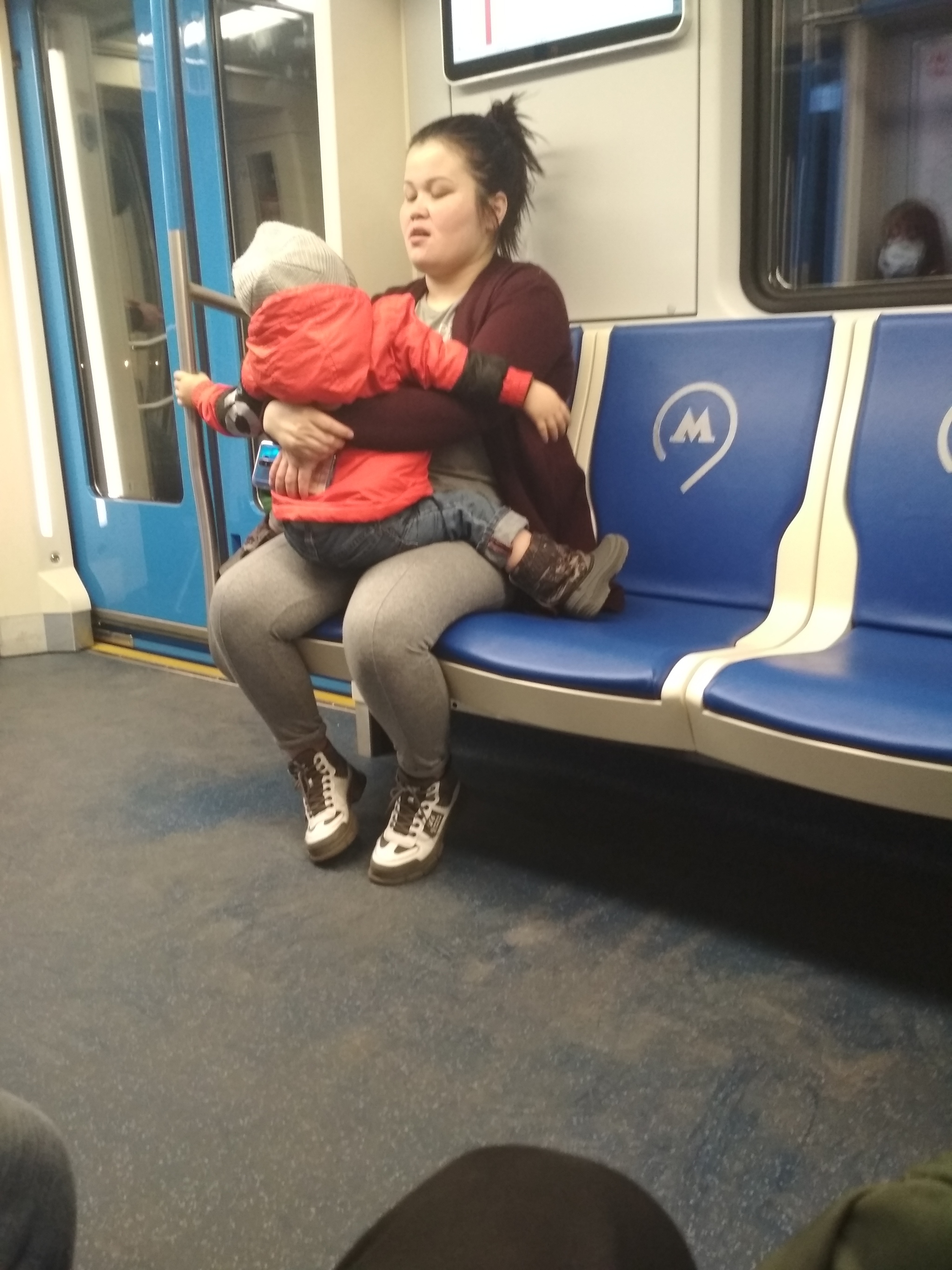 Today on the subway - My, Migrants, Cattle, Disgusting, Longpost