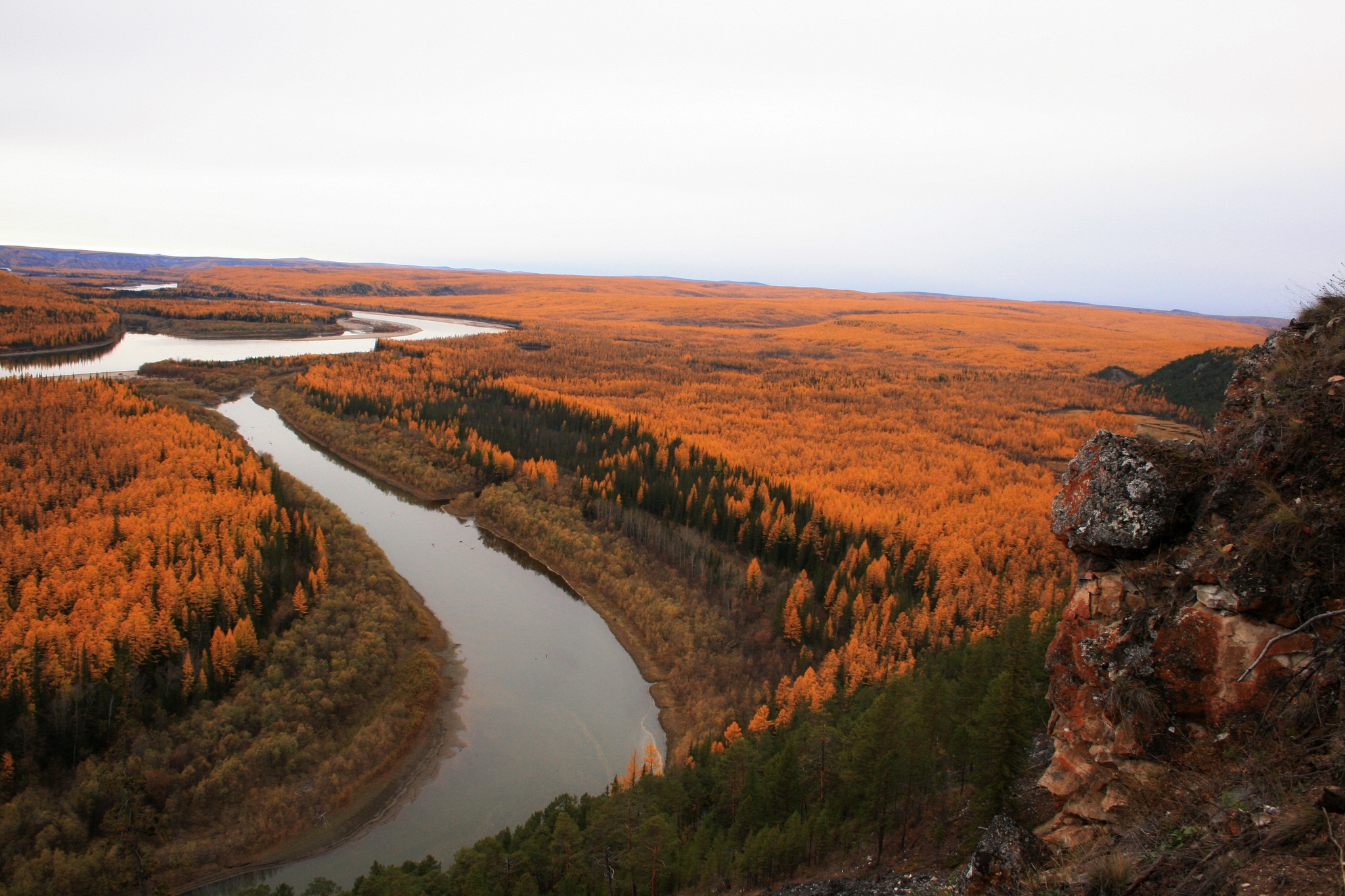 Yakutia, Olekminsky ulus, a little autumn. - My, Yakutia, Olekminsk, Taiga, Weekend, Autumn, Chalet, Longpost, The photo