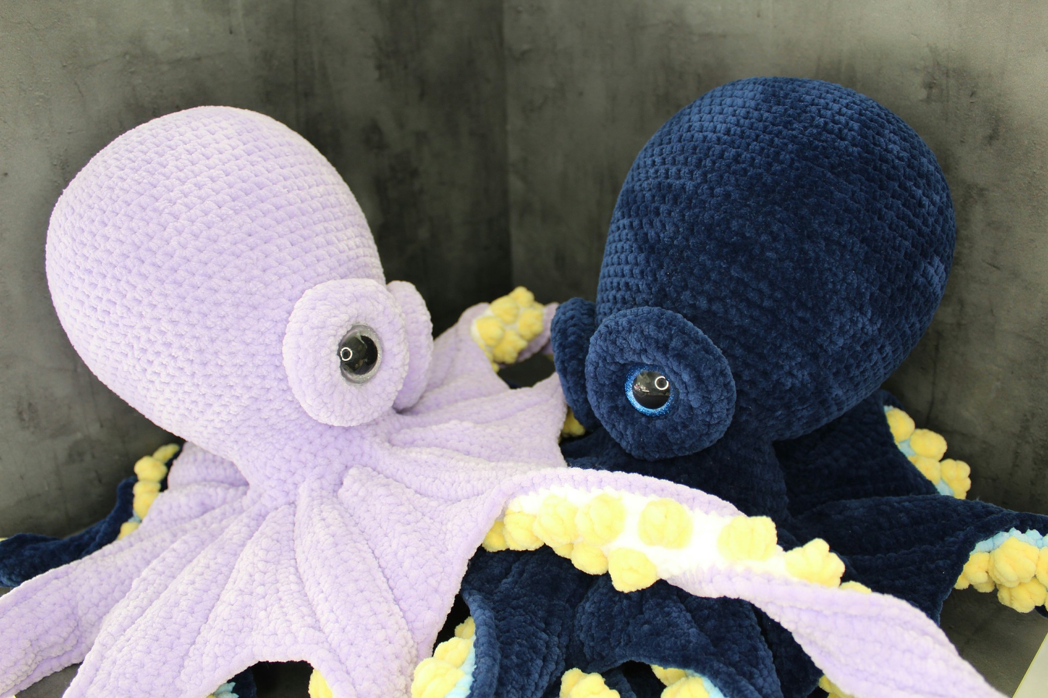 Octopus Gang - My, Knitting, Crochet, Knitted toys, Amigurumi, Octopus, Longpost, Needlework without process