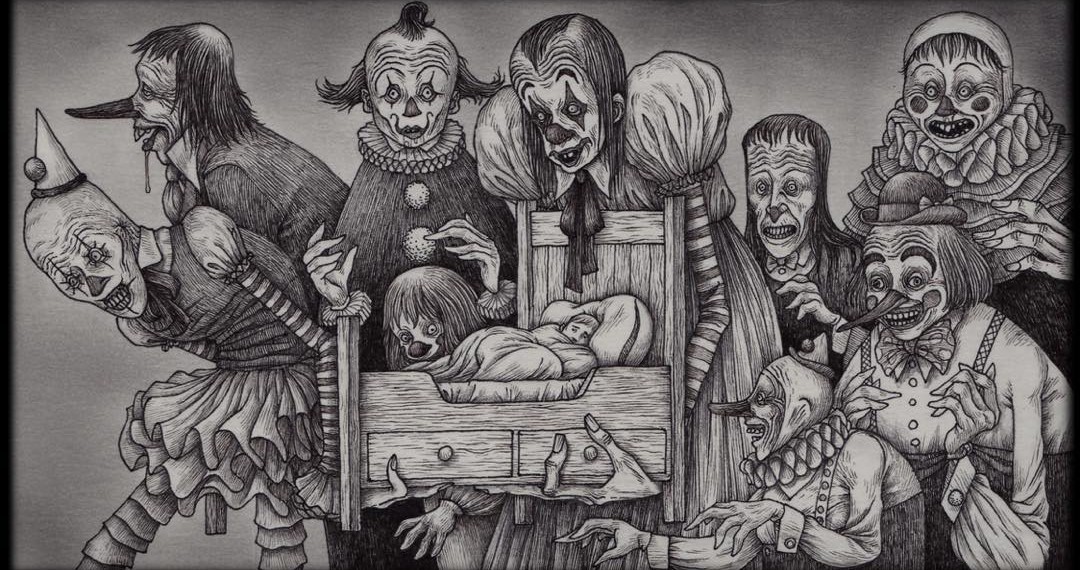 Художник John Kenn Mortensen - Крипота, Подборка, Арт, Рисунок, John kenn mortensen, Длиннопост