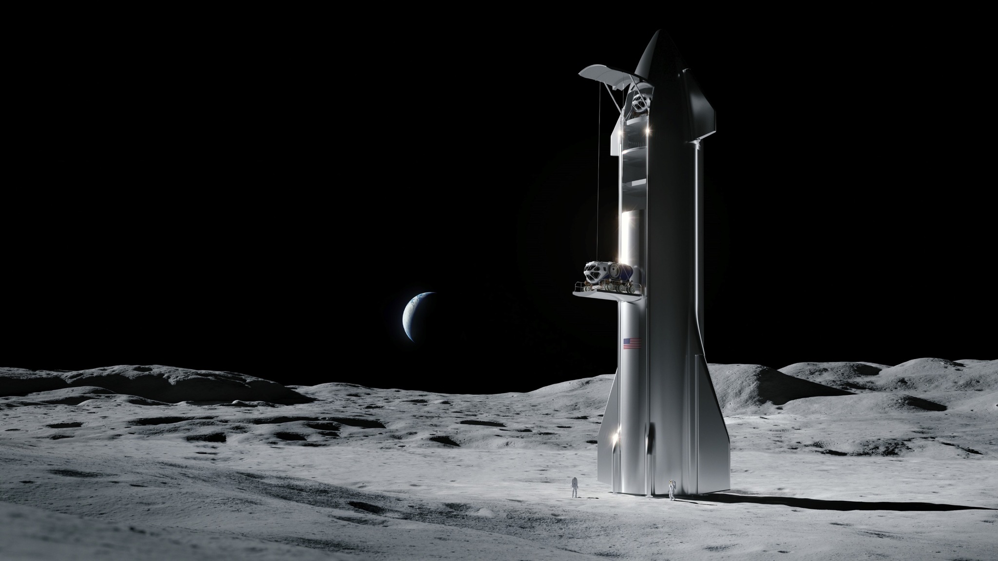 Why exactly will SpaceX return humans to the moon? Did Elon Musk deceive everyone or did competitors simply not have a chance? - My, Technologies, Booster Rocket, Elon Musk, Spacex, Spaceship, Rocket launch, Starship, Rocket, Cosmonautics, NASA, ISS, Mars, Planet, Space, moon, GIF, Video, Longpost