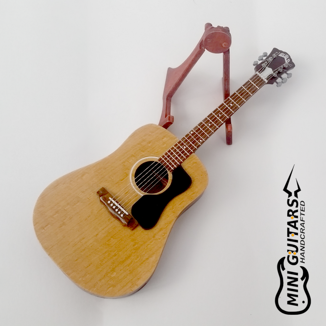 Mini guitar GUILD d35 - My, Miniguitar, Needlework without process, Souvenirs, With your own hands, Guitar, Miniature, Mini guitar, Longpost