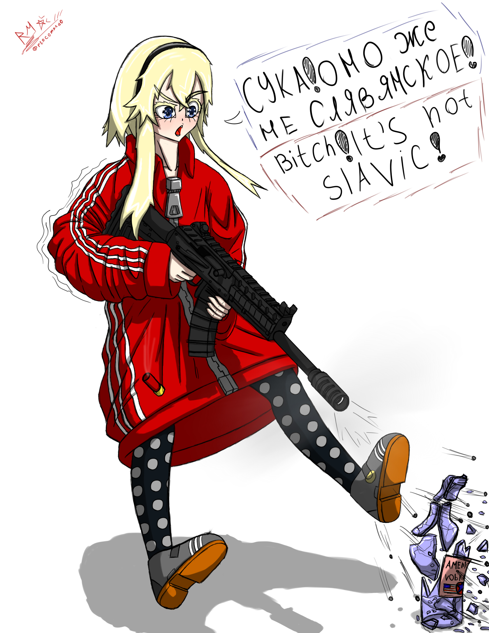 Slav Loli - My, Slav, Anime, Kalyaki-Malyaki, Slavs, Loli