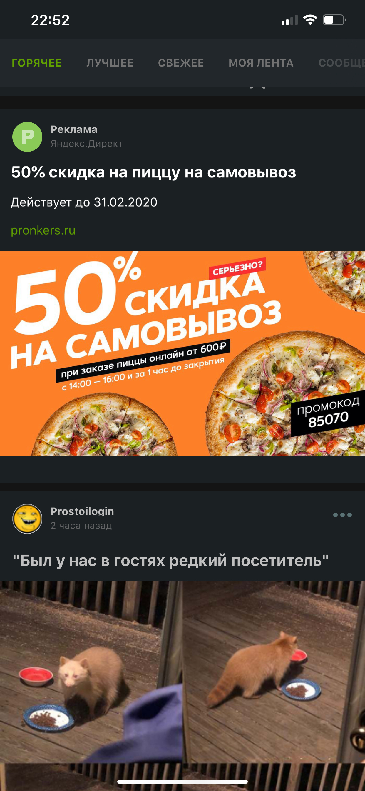 Advertising on Pikabu - My, Screenshot, Longpost, Advertising, Advertising on Peekaboo