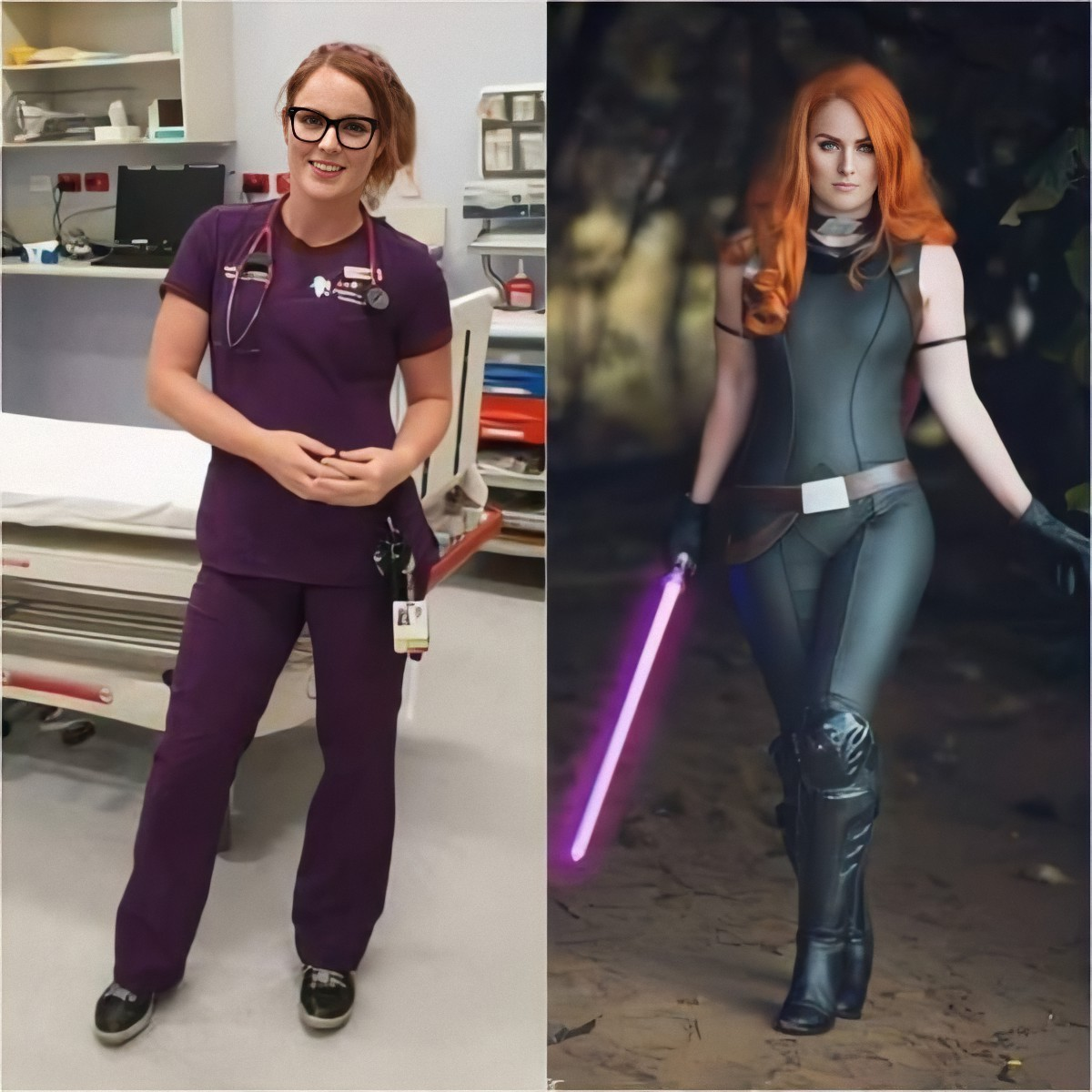 A warrior in every sense - Nurses, Warrior of Light, Cosplay, The photo, Star Wars, Mara Jade