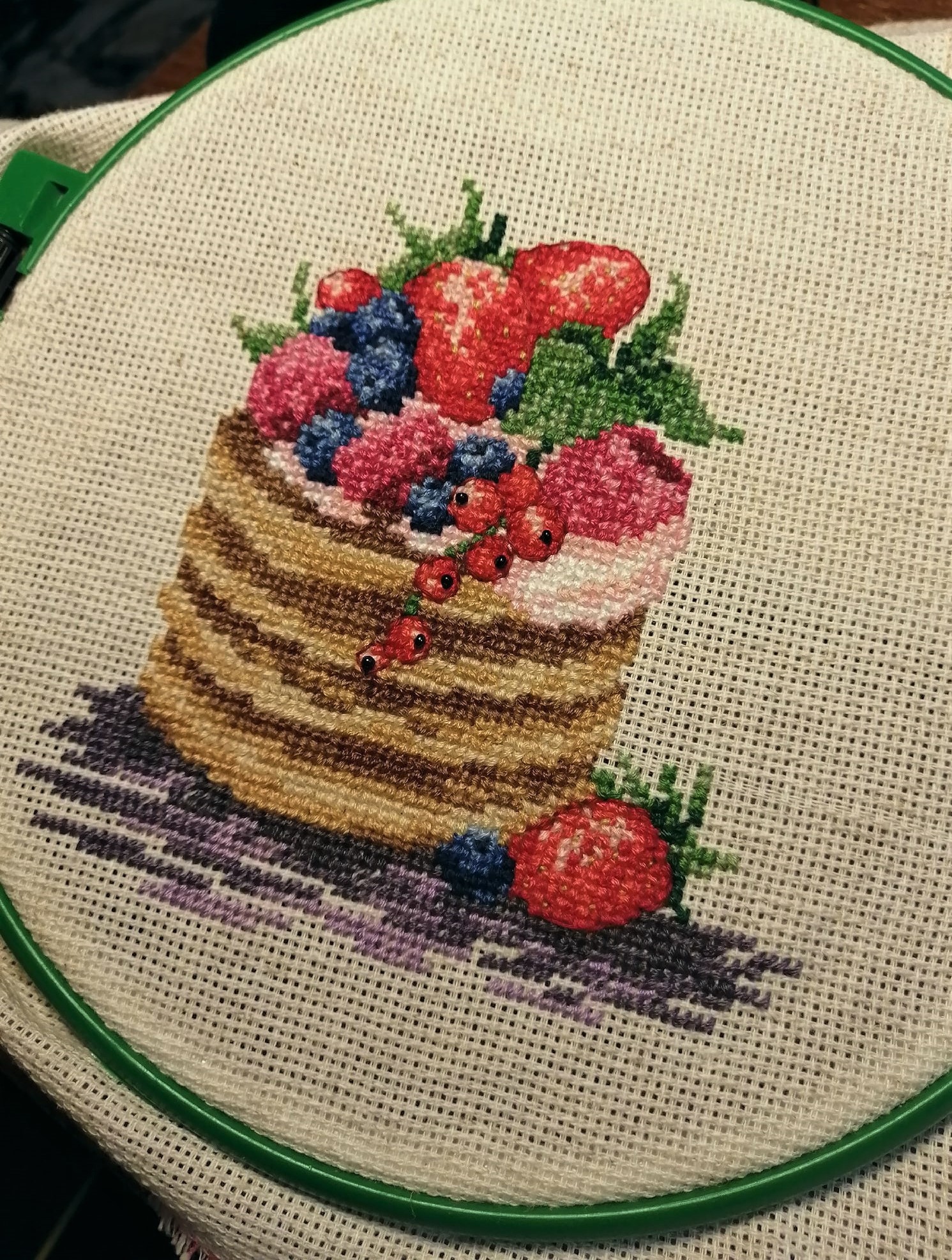 Sweets that don't make you fat - My, Food, Needlework with process, Pancake, Presents, Longpost