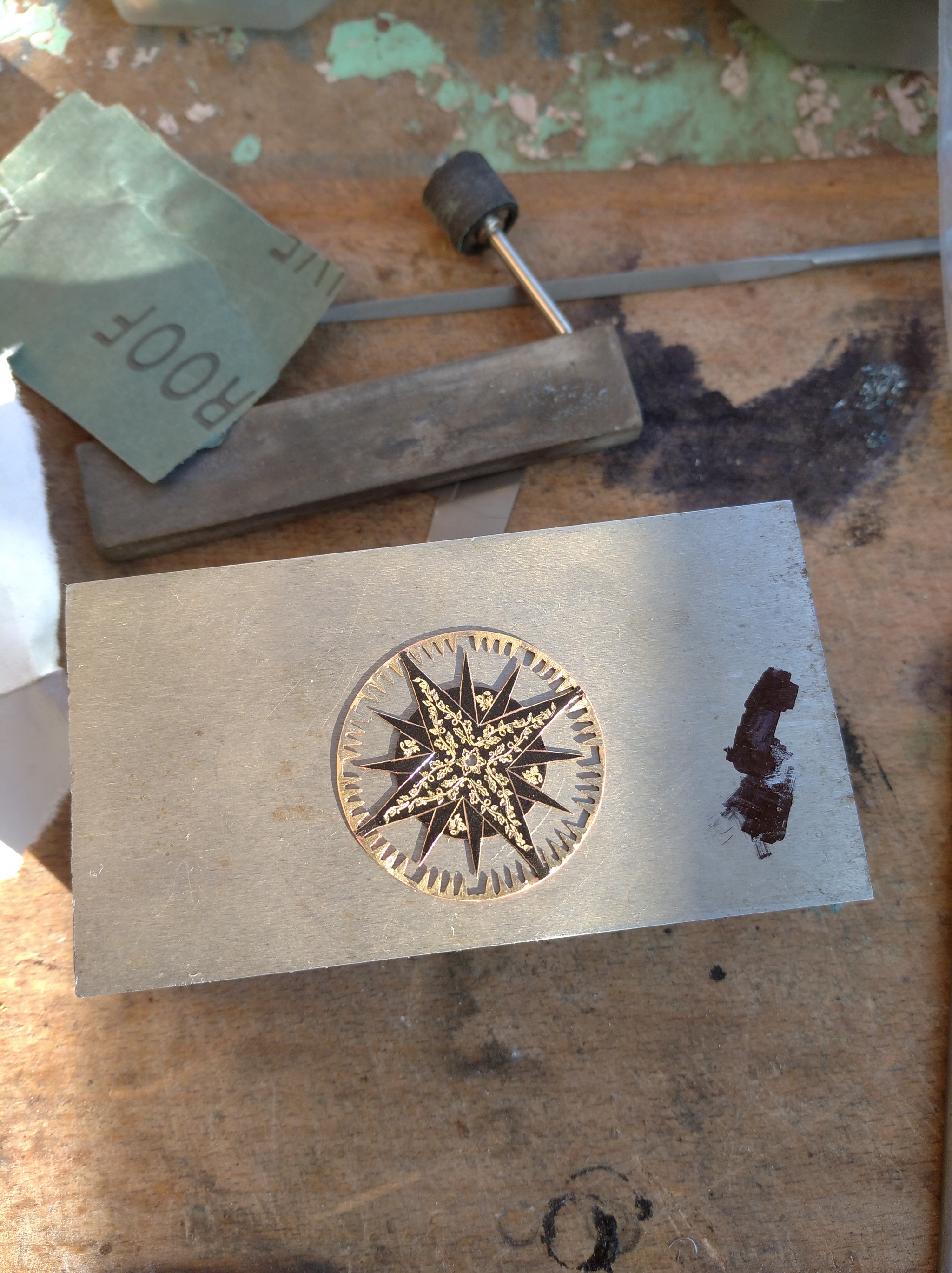 Now my hands have reached the second dial - My, Clock, Star, Ornament, Brass, Longpost, Needlework with process