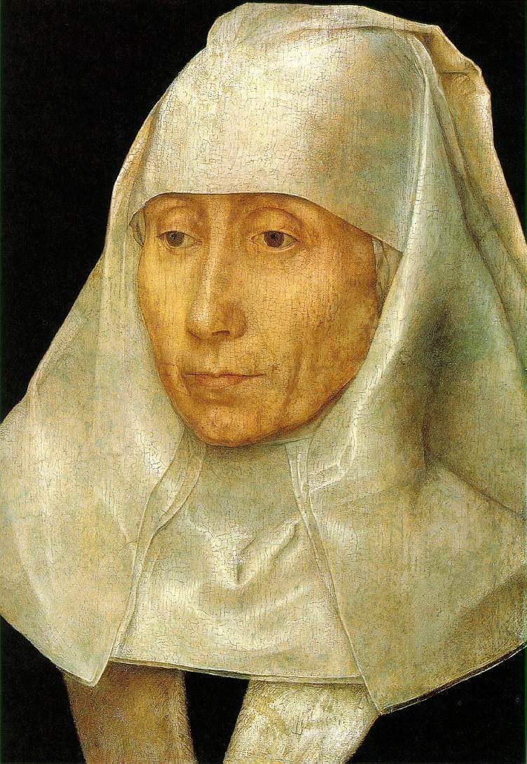 Portrait of an elderly lady by the Flemish painter Hans Memling, 16th century. Exhibit at the Museum of Fine Arts, Houston - Portrait, It seemed