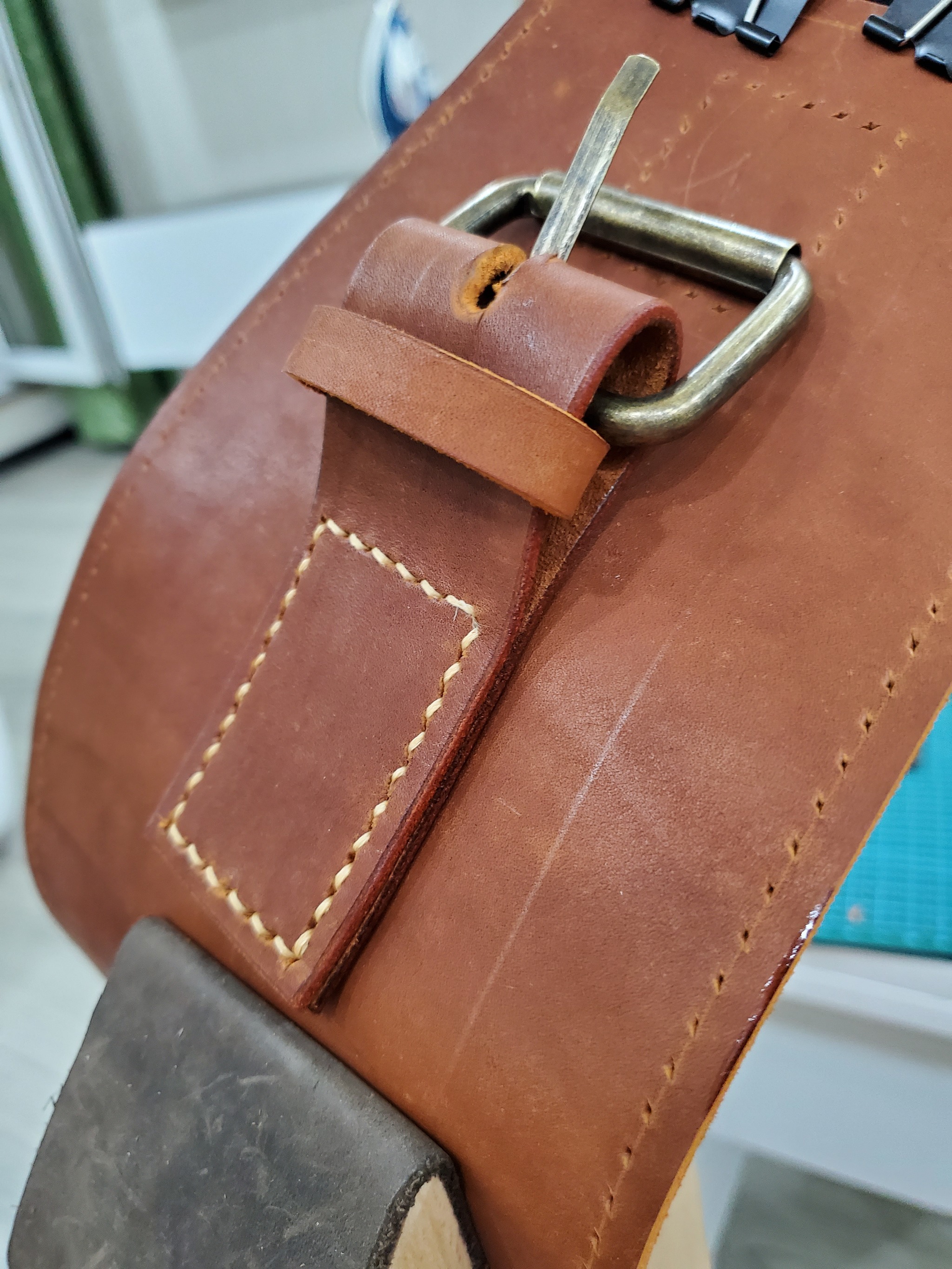 Leather briefcase. Brown - My, Leather products, Leather, With your own hands, Briefcase, Handmade, Longpost, Needlework with process