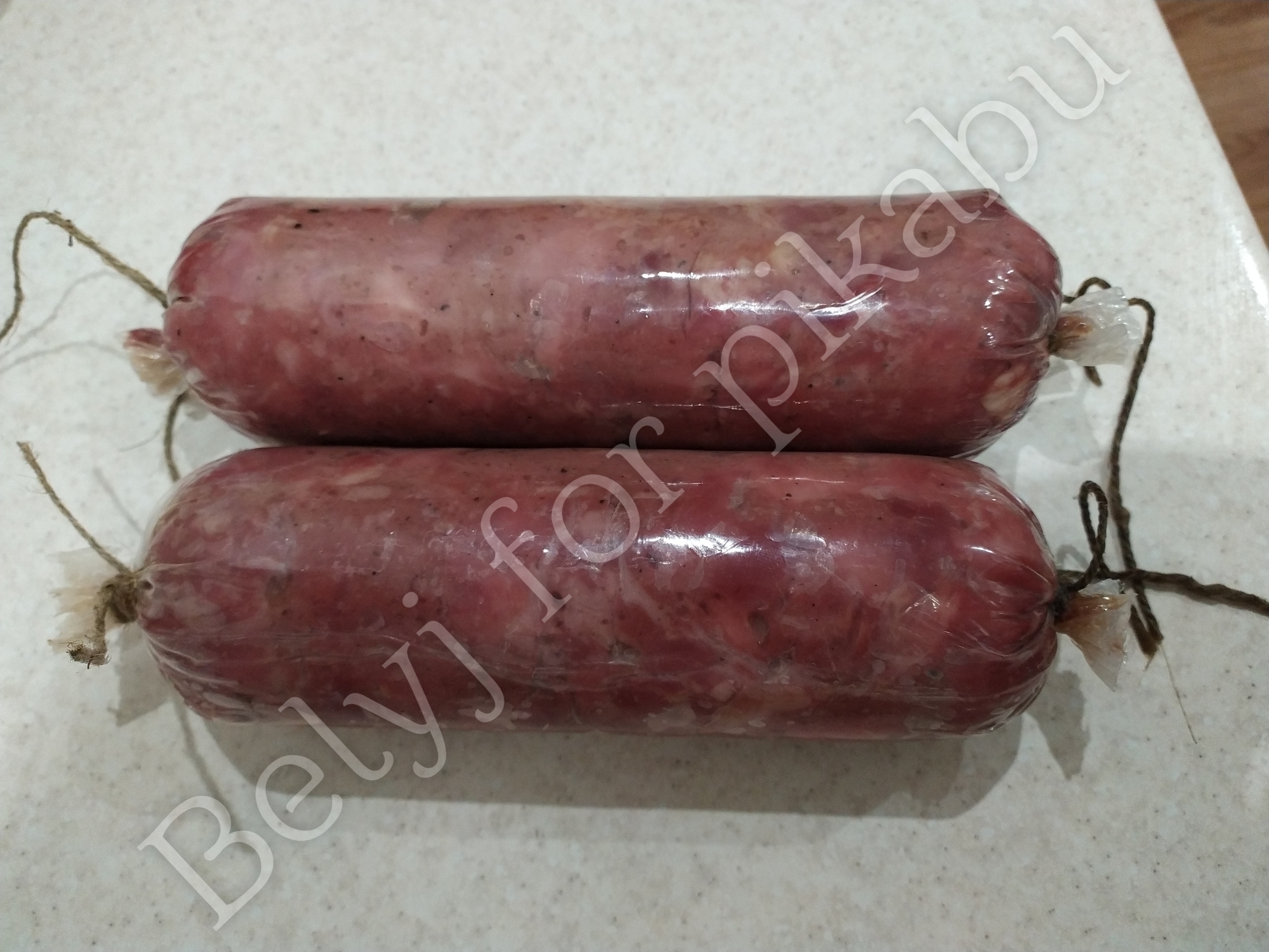 Chopped ham sausage - My, Sausage, Meat, Recipe, Ham, Homemade sausage, Longpost