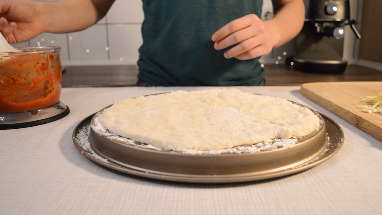 Pizza | Pizza - My, Cooking, Men's cooking, Food, Recipe, Video recipe, Yummy, Video, Longpost, Pizza