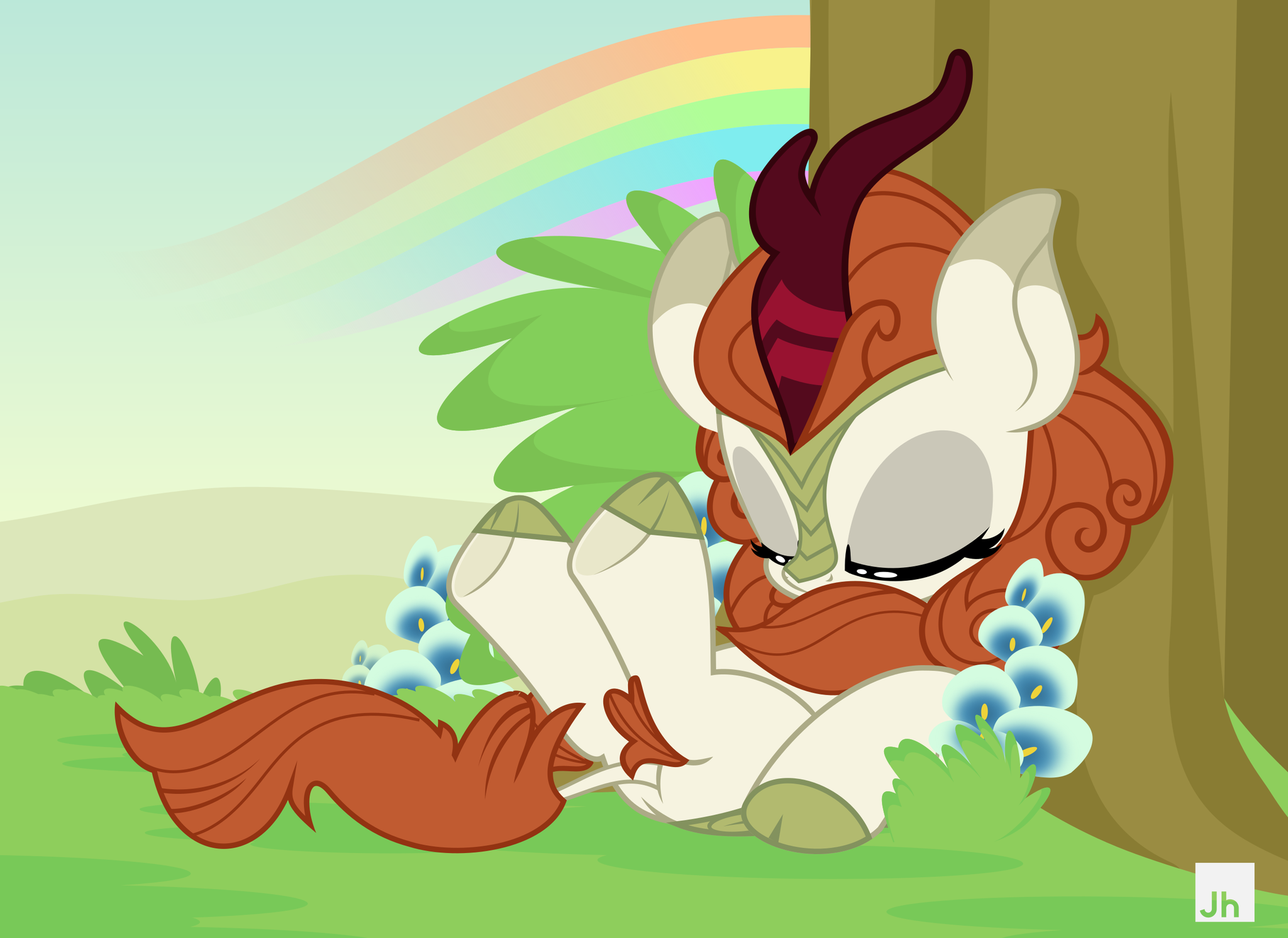 Kirinyasha - My little pony, MLP Kirin, Autumn blaze, Jhayarr23