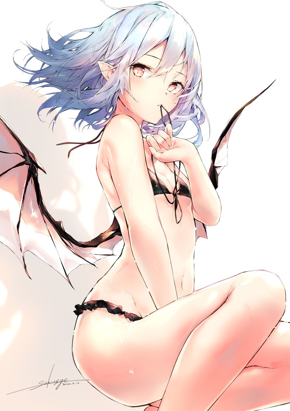 Remilia Scarlet - NSFW, Touhou, Anime art, Anime, Remilia scarlet, Sakusyo