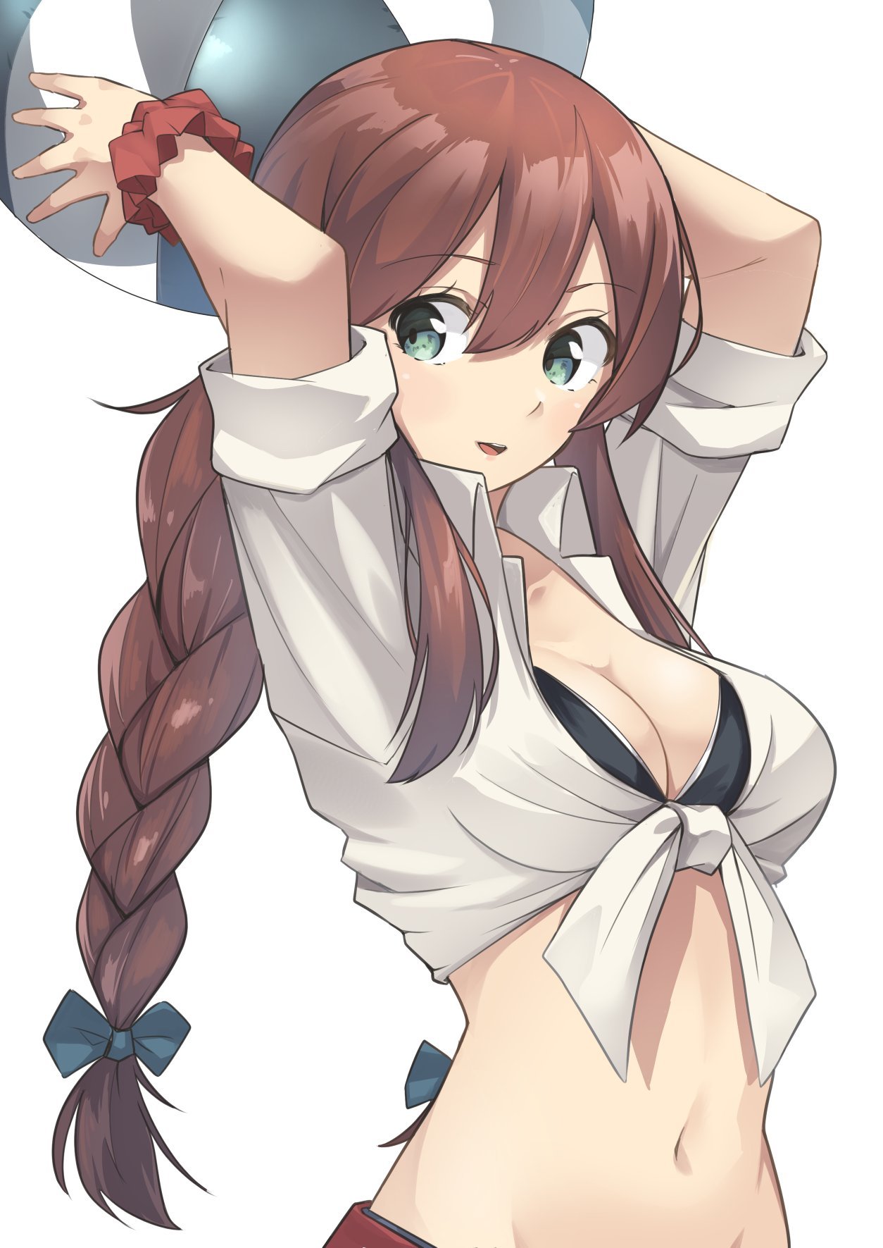 Noshiro (artist: Negahami) - Kantai collection, Anime, Anime art, Noshiro, Swimsuit