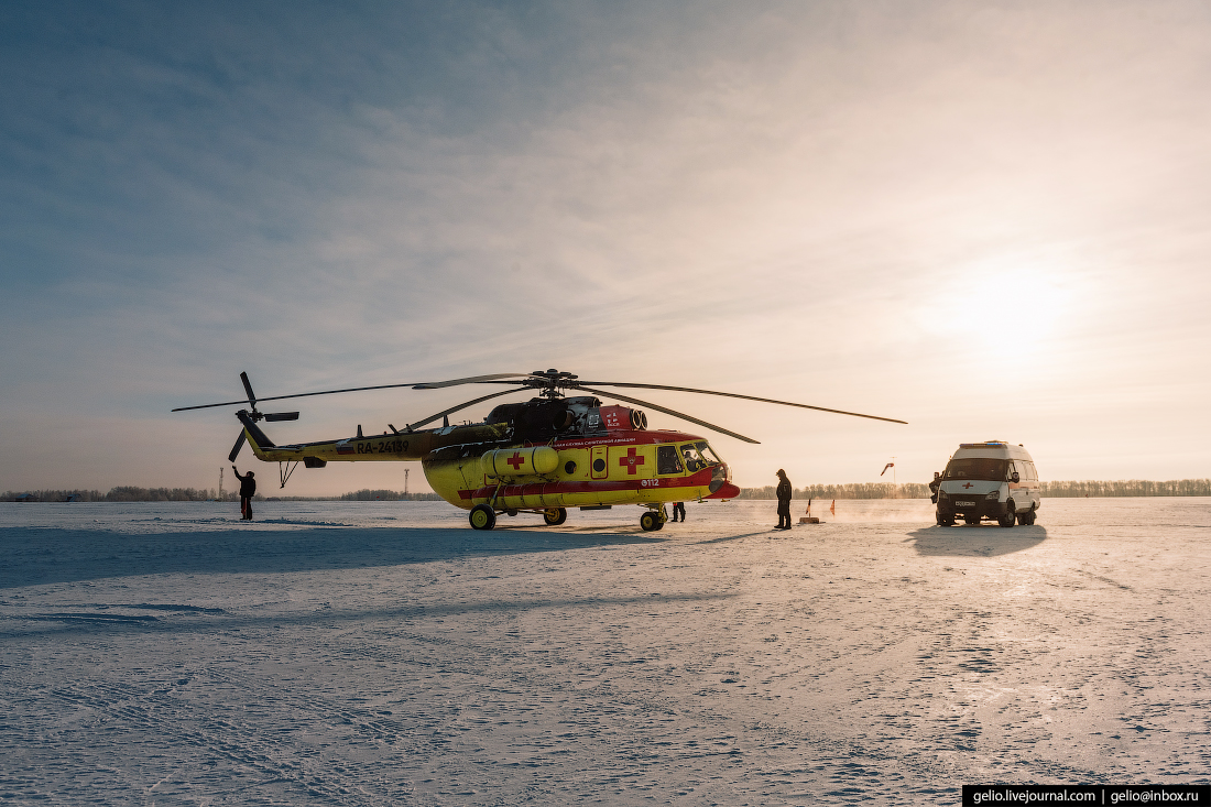 Sanitary aviation in the Novosibirsk region - Aviation, Helicopter, The medicine, Novosibirsk, Longpost