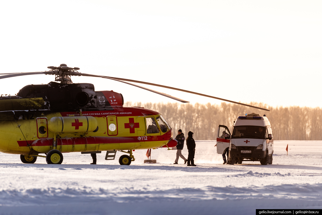 Sanitary aviation in the Novosibirsk region - Aviation, Helicopter, The medicine, Novosibirsk, Longpost