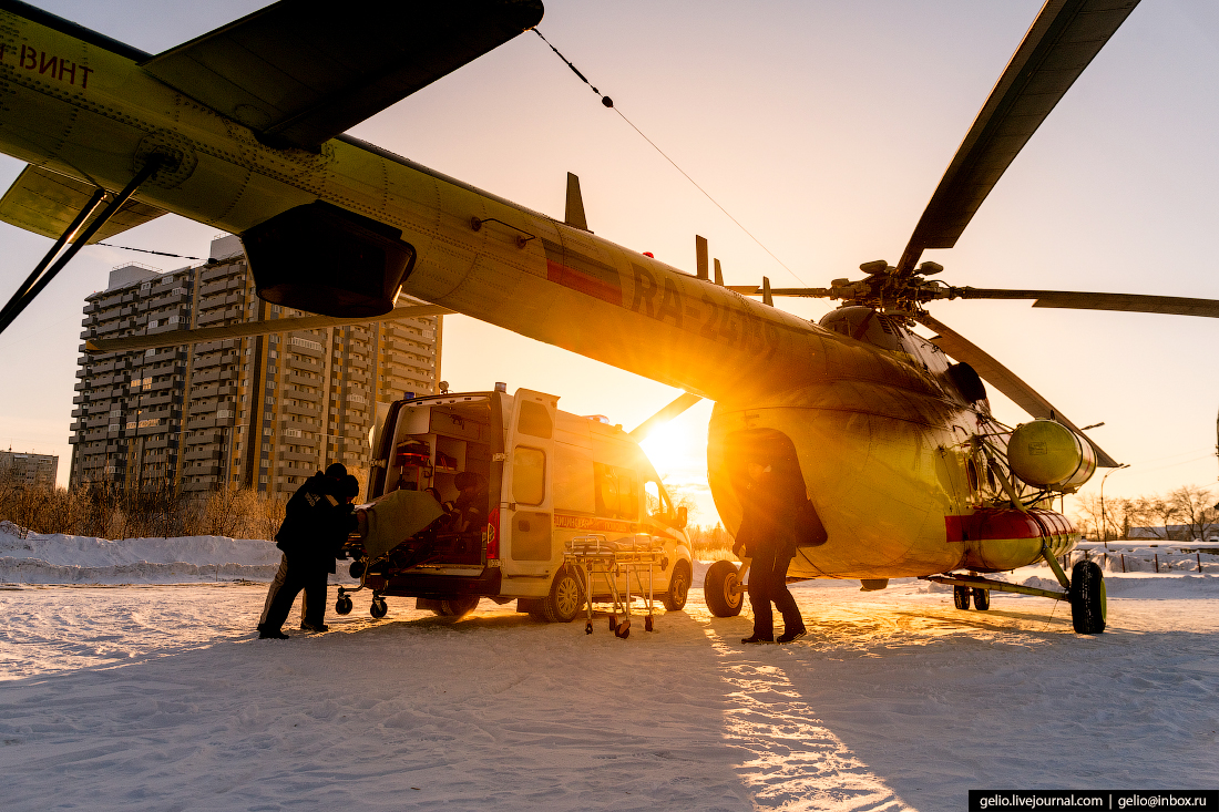 Sanitary aviation in the Novosibirsk region - Aviation, Helicopter, The medicine, Novosibirsk, Longpost