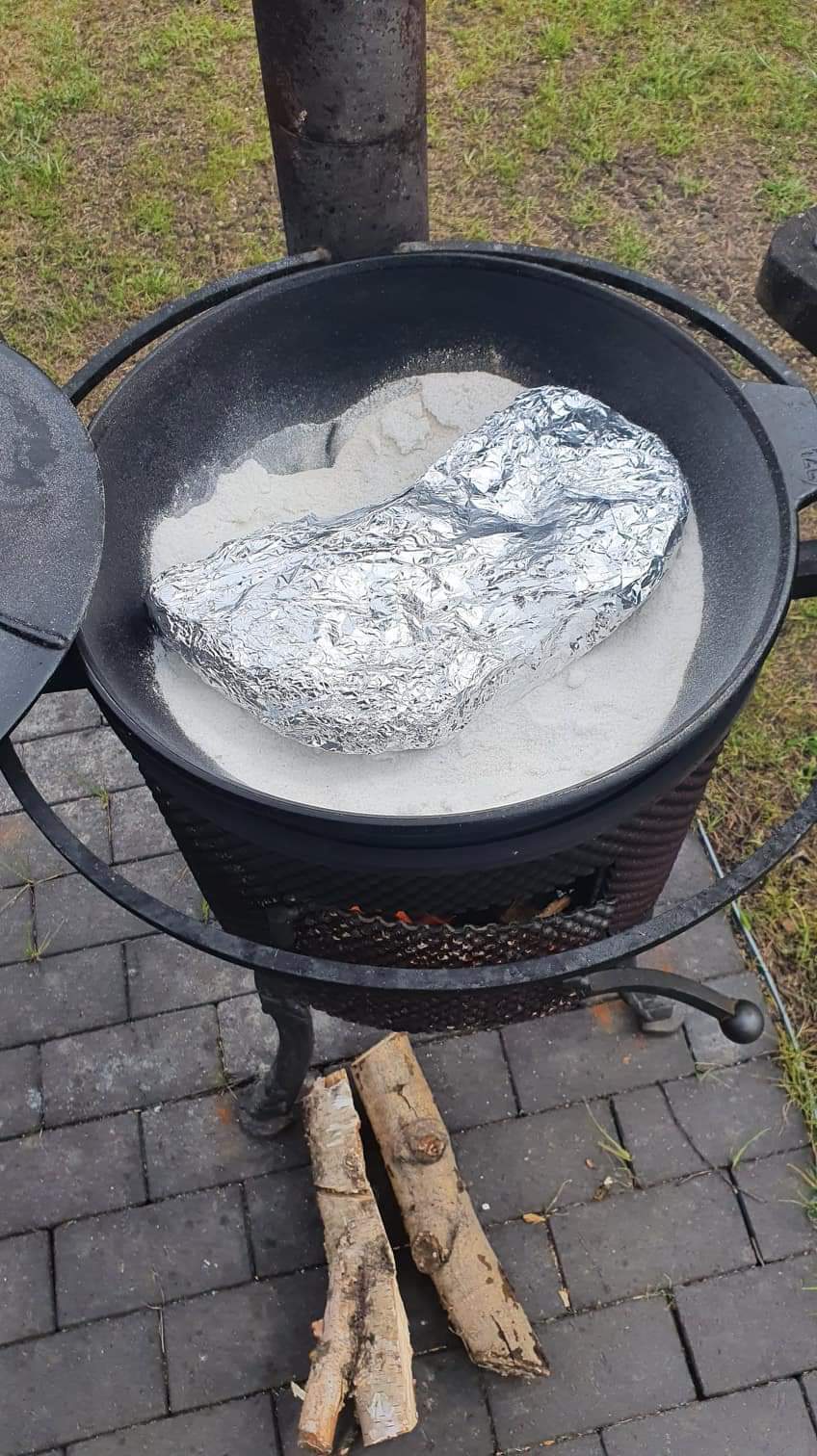 Баранья нога в казане. Праздничное и бесподобно вкусное блюдо - Еда, Казан, Баранина, Рецепт, Длиннопост