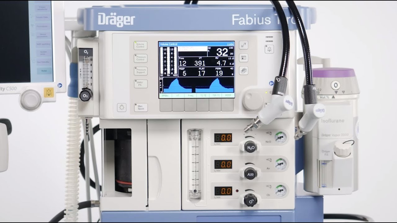 Mechanics of the anesthesia machine - Narcosis, Gases, Vaporizer, Longpost