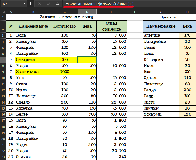 VLOOKUP function in Excel - My, Microsoft Excel, table, Useful, On a note, Longpost