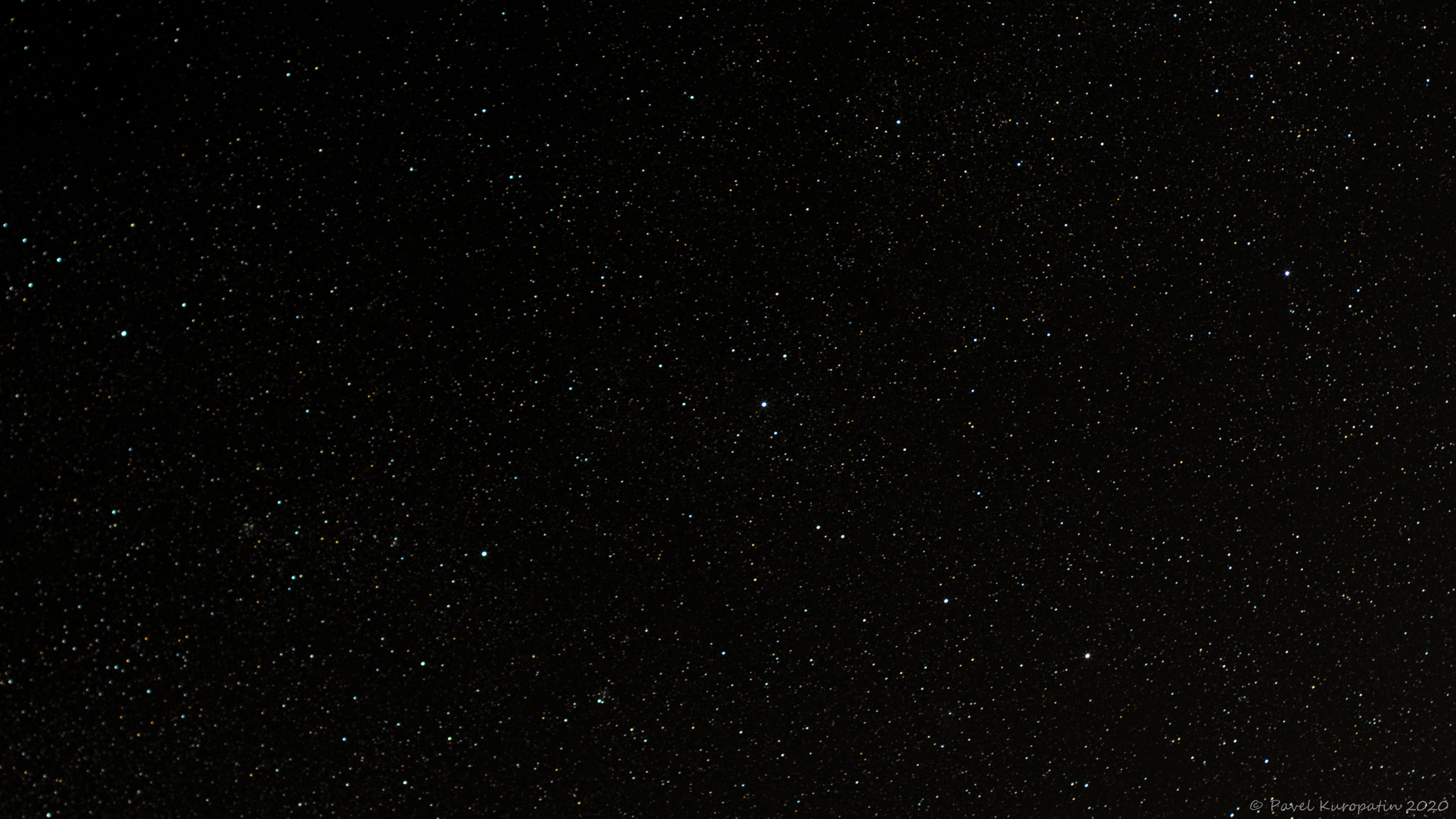 Constellation Cassiopeia - My, The photo, Astrophoto, Starry sky, Night, Stars, Cassiopeia