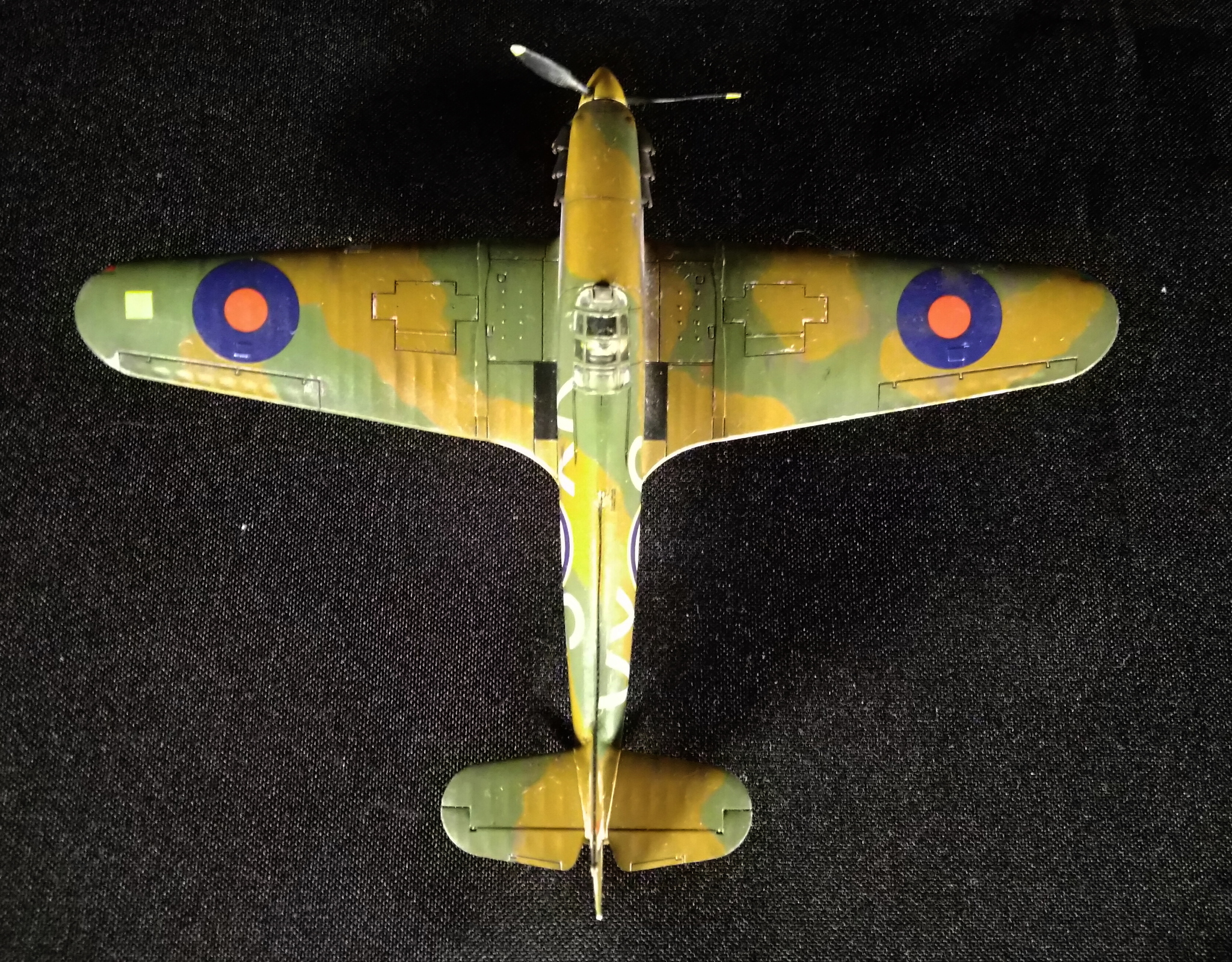 Hurricane in English. Hawker Hurricane Mk.I - My, Stand modeling, Prefabricated model, Aircraft modeling, Story, The Second World War, Battle of Britain, Fighter, Longpost