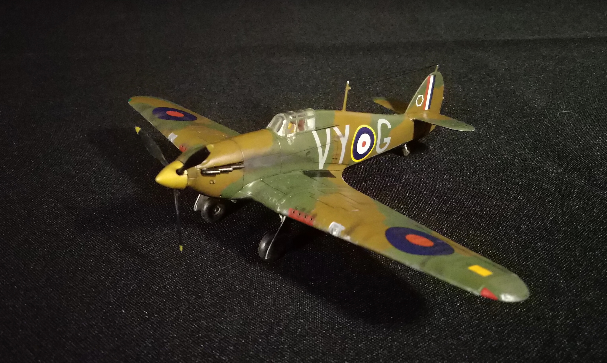 Hurricane in English. Hawker Hurricane Mk.I - My, Stand modeling, Prefabricated model, Aircraft modeling, Story, The Second World War, Battle of Britain, Fighter, Longpost