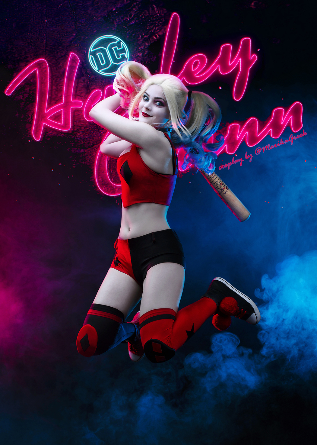 Harley Quinn by MarikaGreek - Harley quinn, Cosplay, Dc comics, Longpost