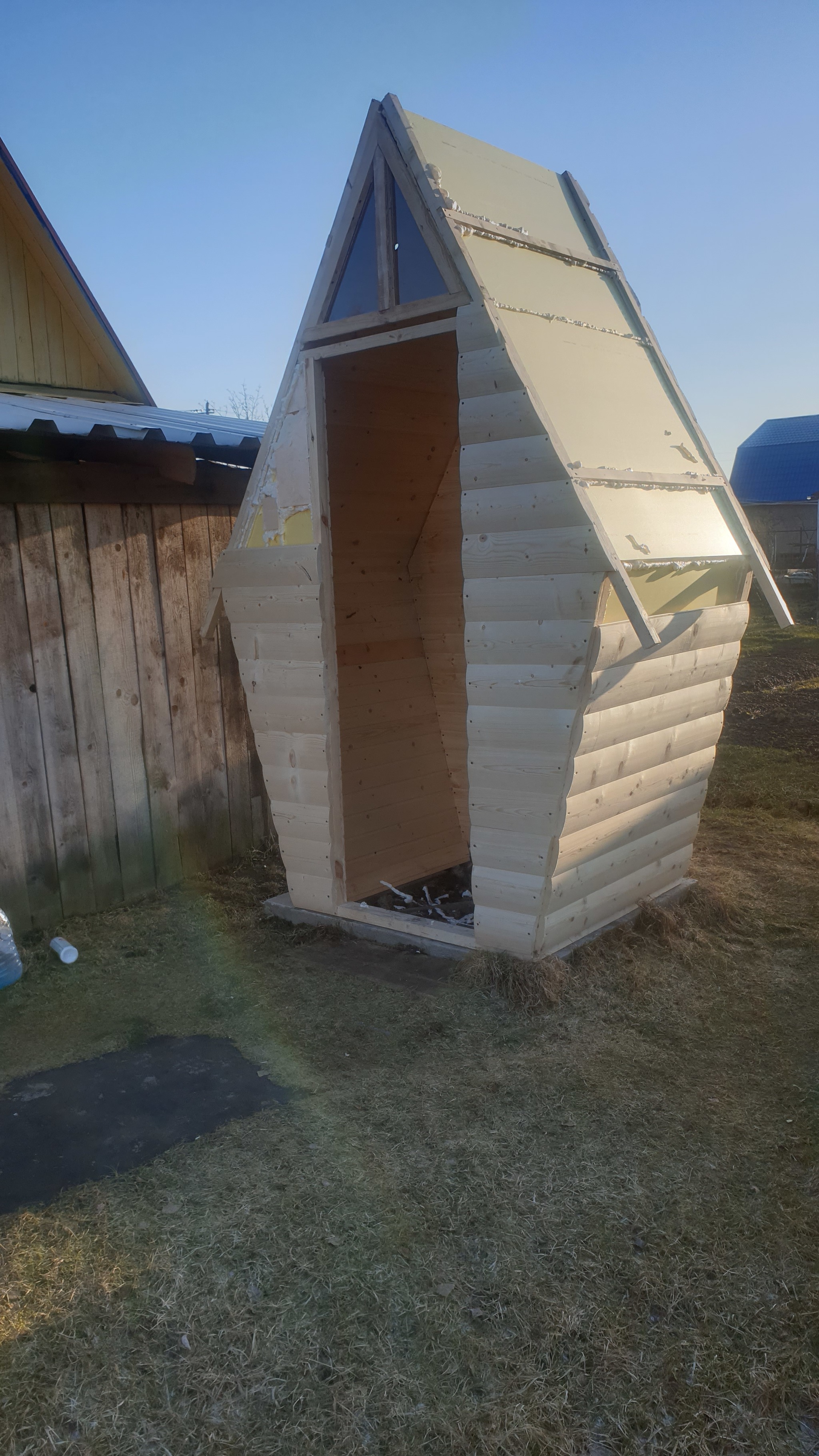 Toilet in the country - My, Dacha, With your own hands, Longpost, Needlework with process